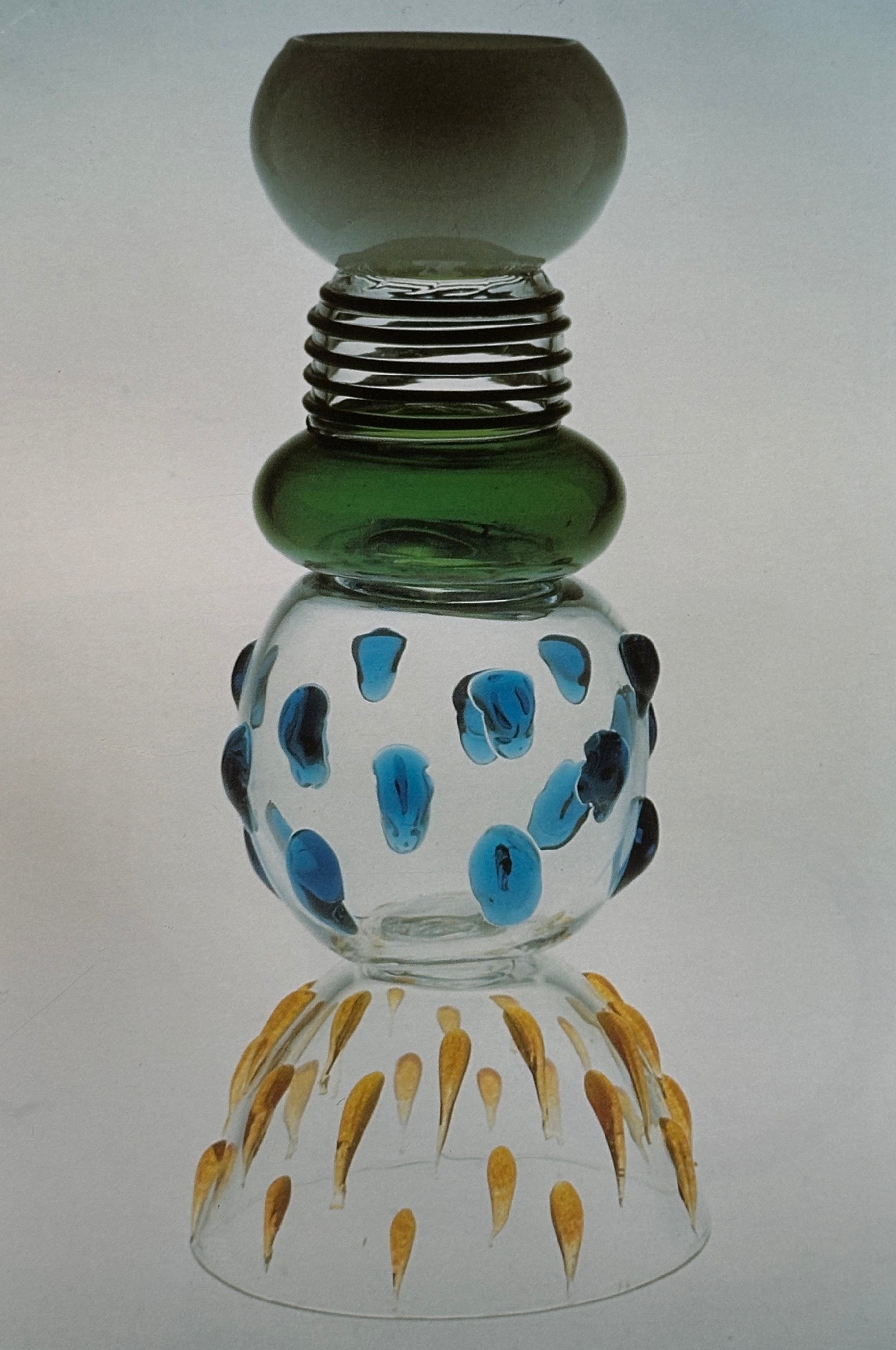 Memphis Ceramics Silver Glass