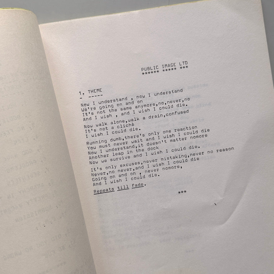 Public Image Ltd / Sex Pistols Songbook