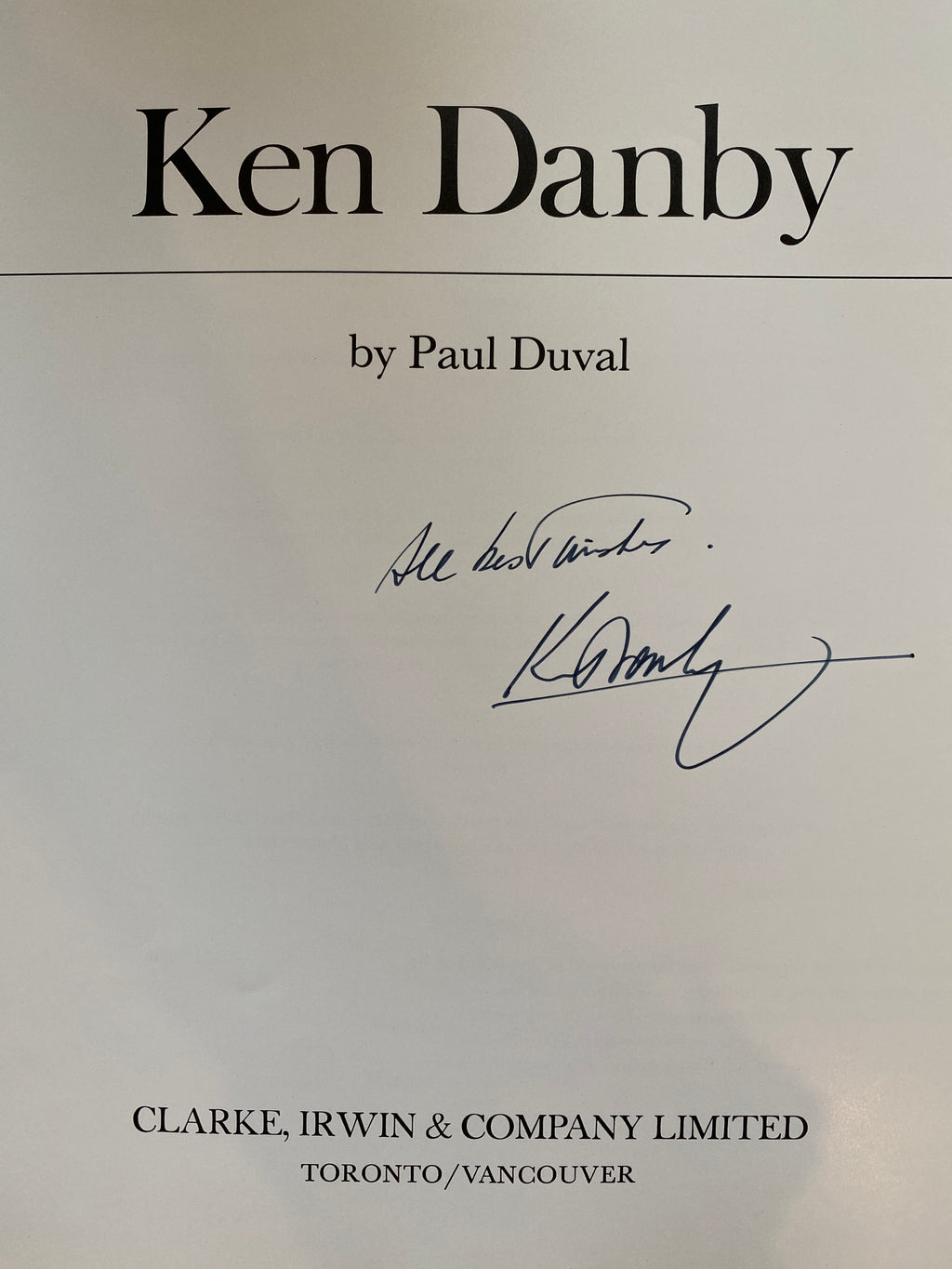 [SIGNED] KEN DANDBY