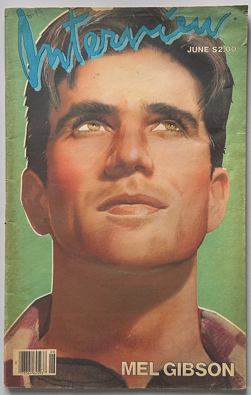 Interview Magazine 1984 Mel Gibson