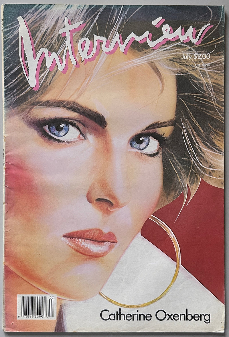 Interview Magazine 1986 Catherine Oxenberg