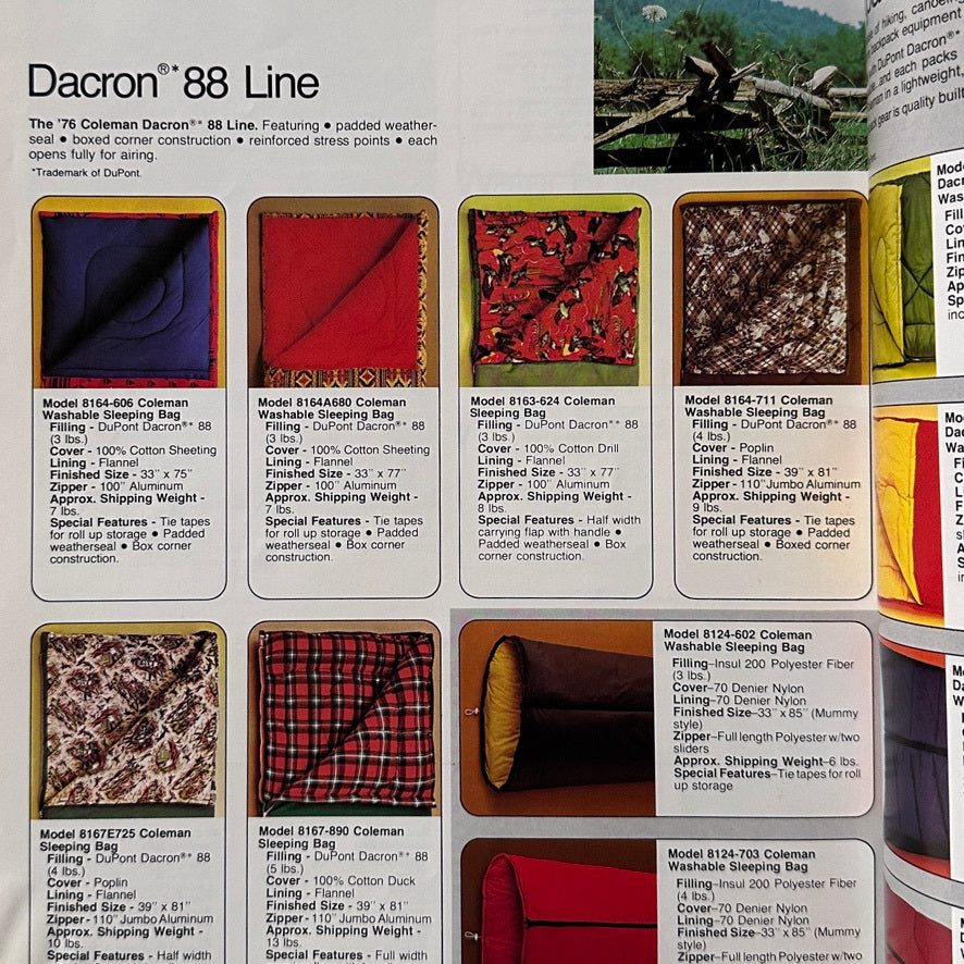 Coleman 1976 Catalogue