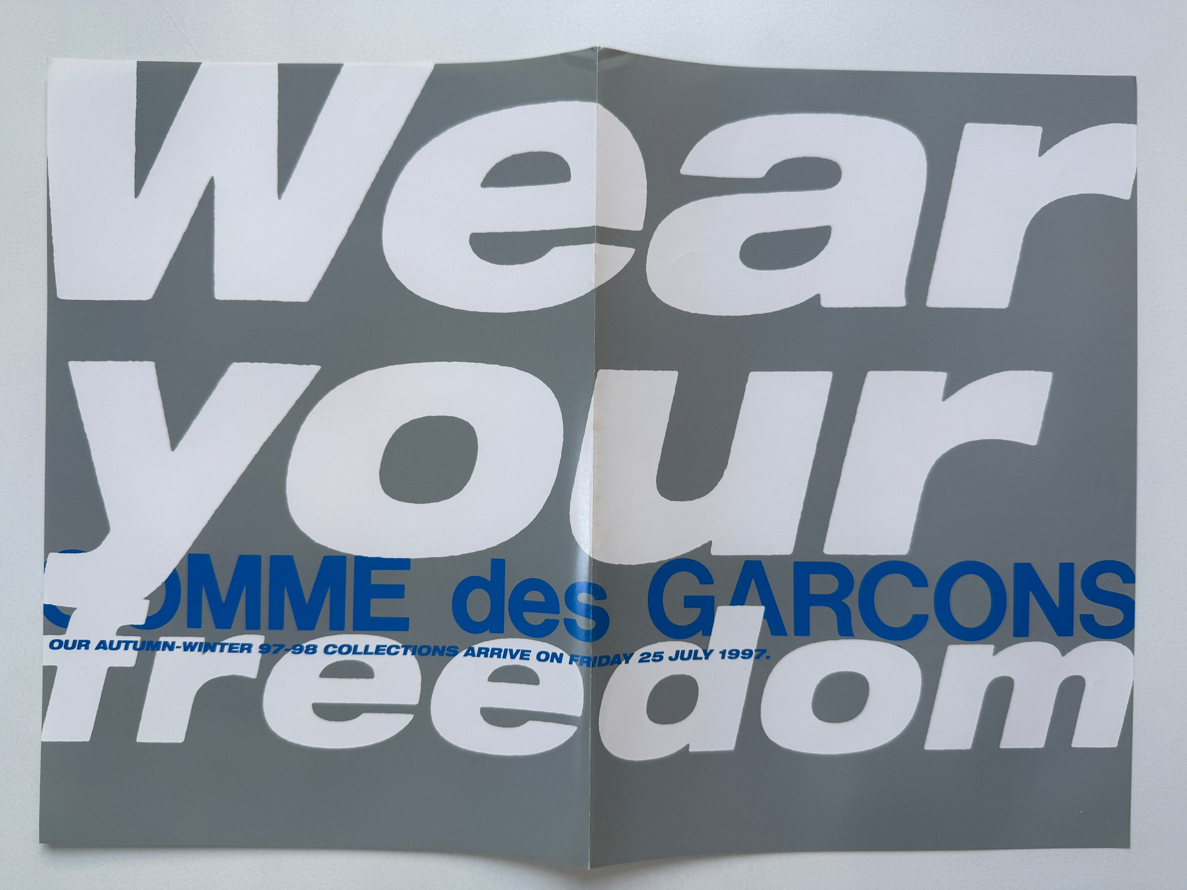 Comme des Garçons 90s Folding Materials