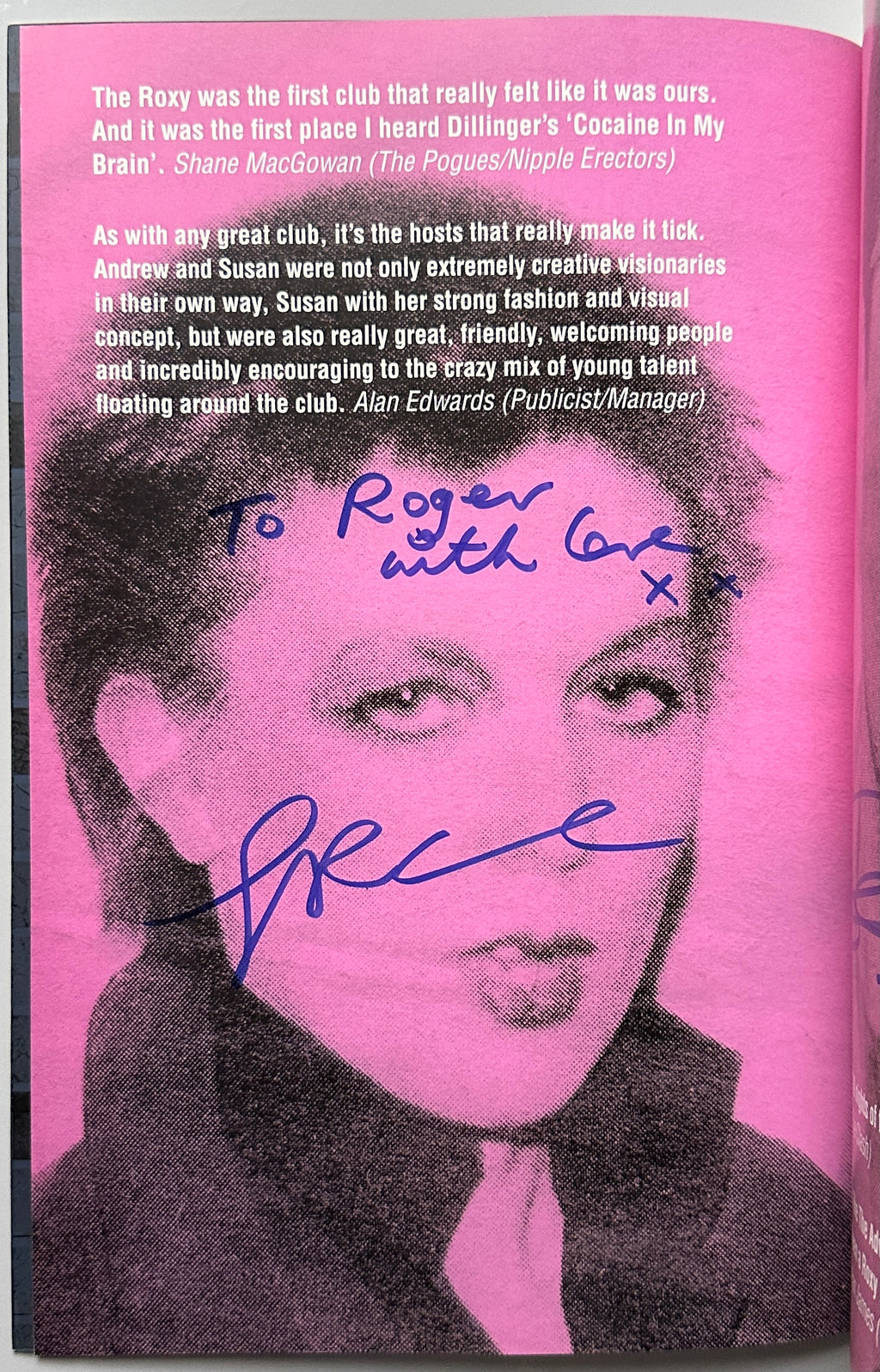 [SIGNED] ANDREW CZEZOWSKI / SUSAN CARRINGTON THE ROXY