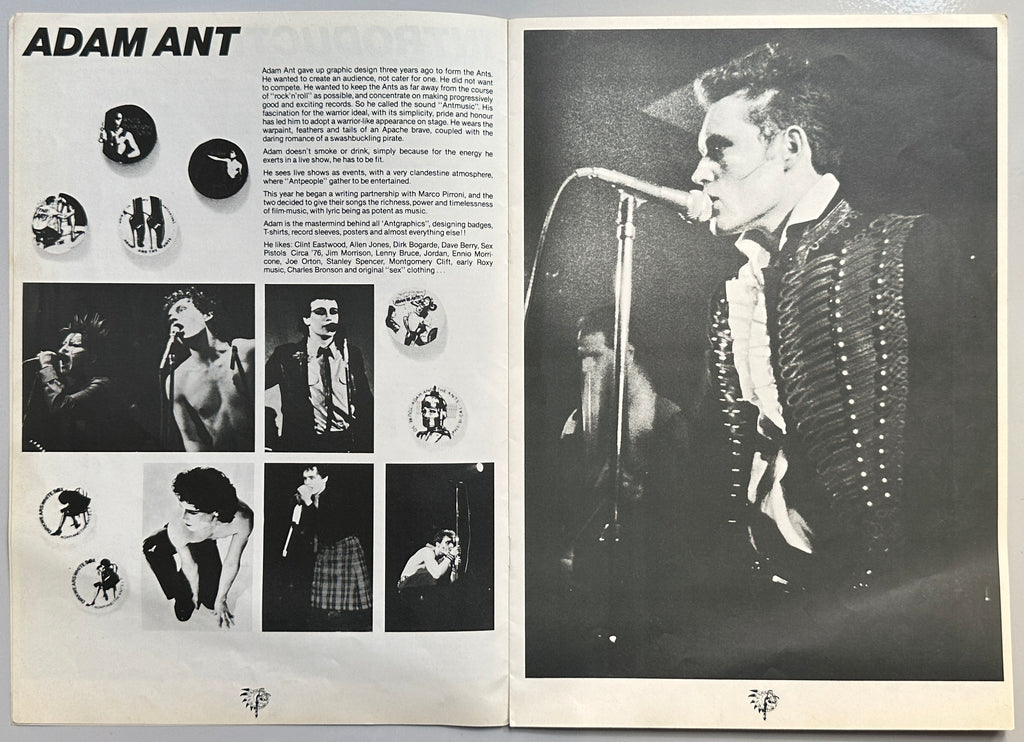 Adam & The Ants Catalogue