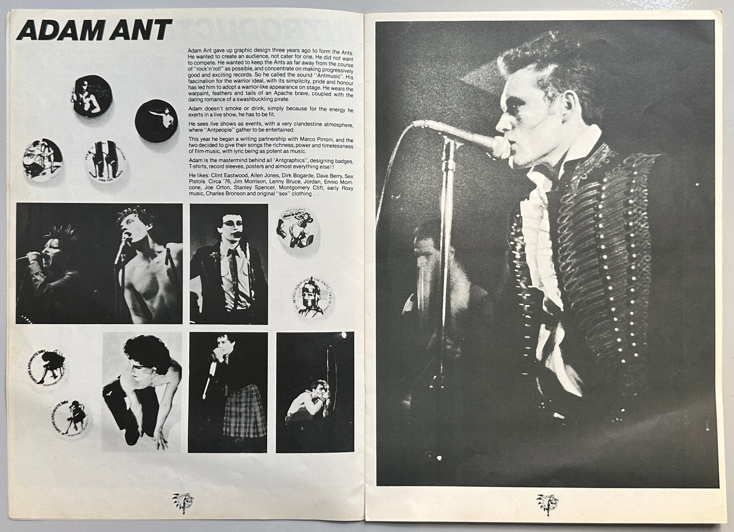Adam & The Ants Catalogue