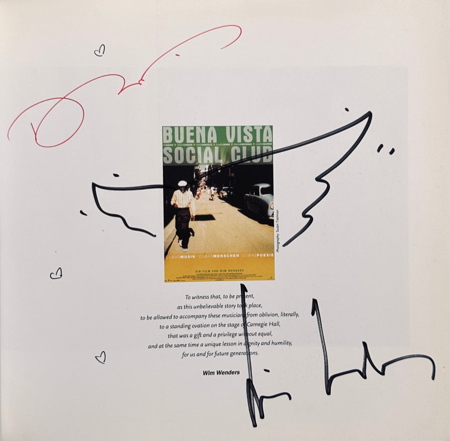 [SIGNED] WIM DONATA WENDERS BUENA VISTA SOCIAL CLUB