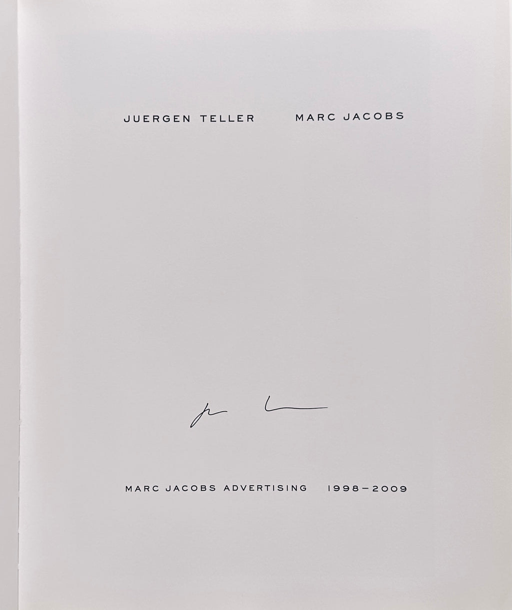 [SIGNED] JUERGEN TELLER MARC JACOBS ADVERTISING