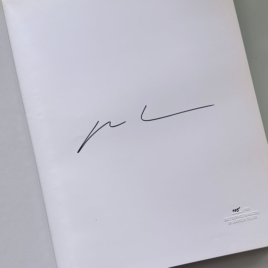 [SIGNED] JUERGEN TELLER SELF SERVICE