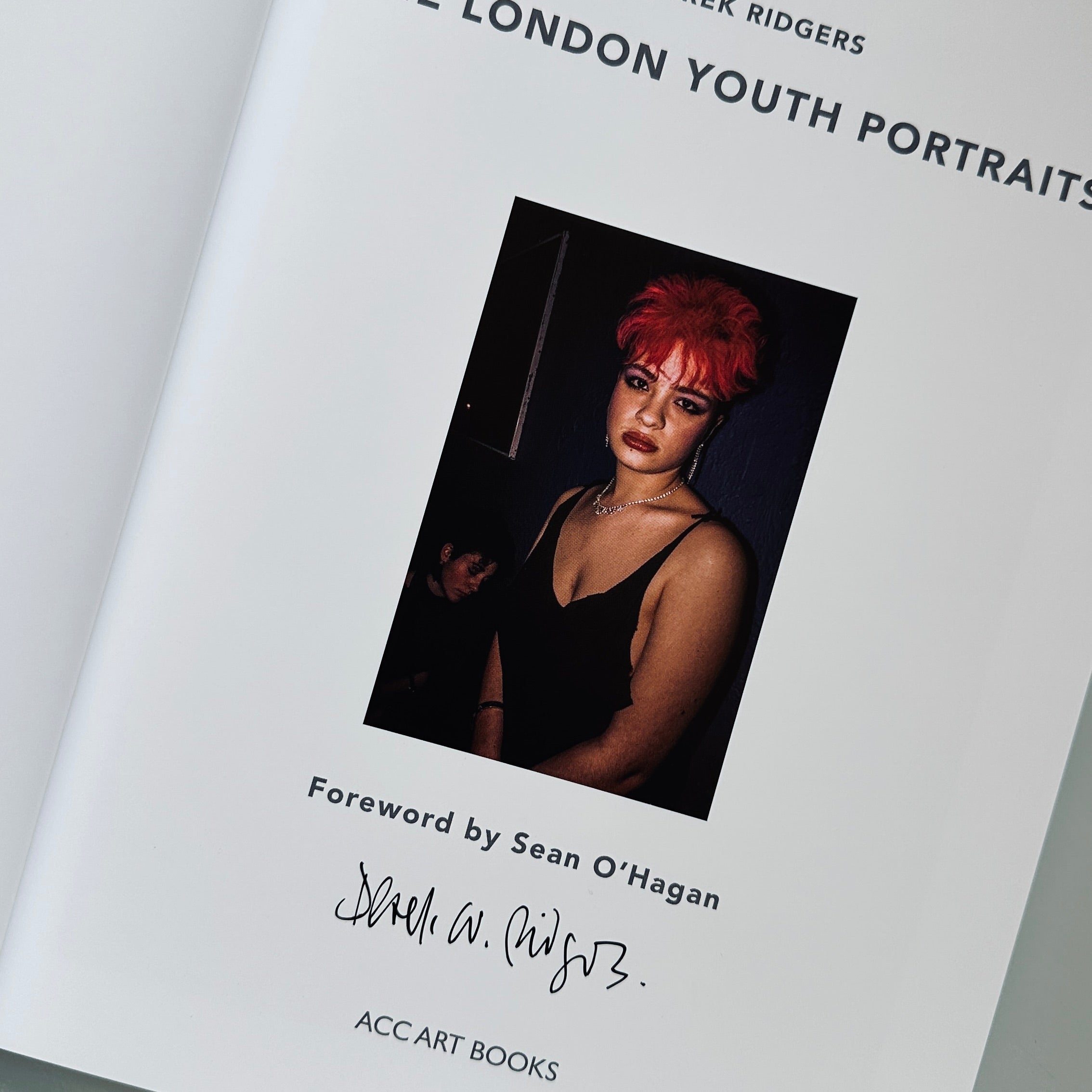 [SIGNED] DEREK RIDGERS THE LONDON YOUTH PORTRAITS