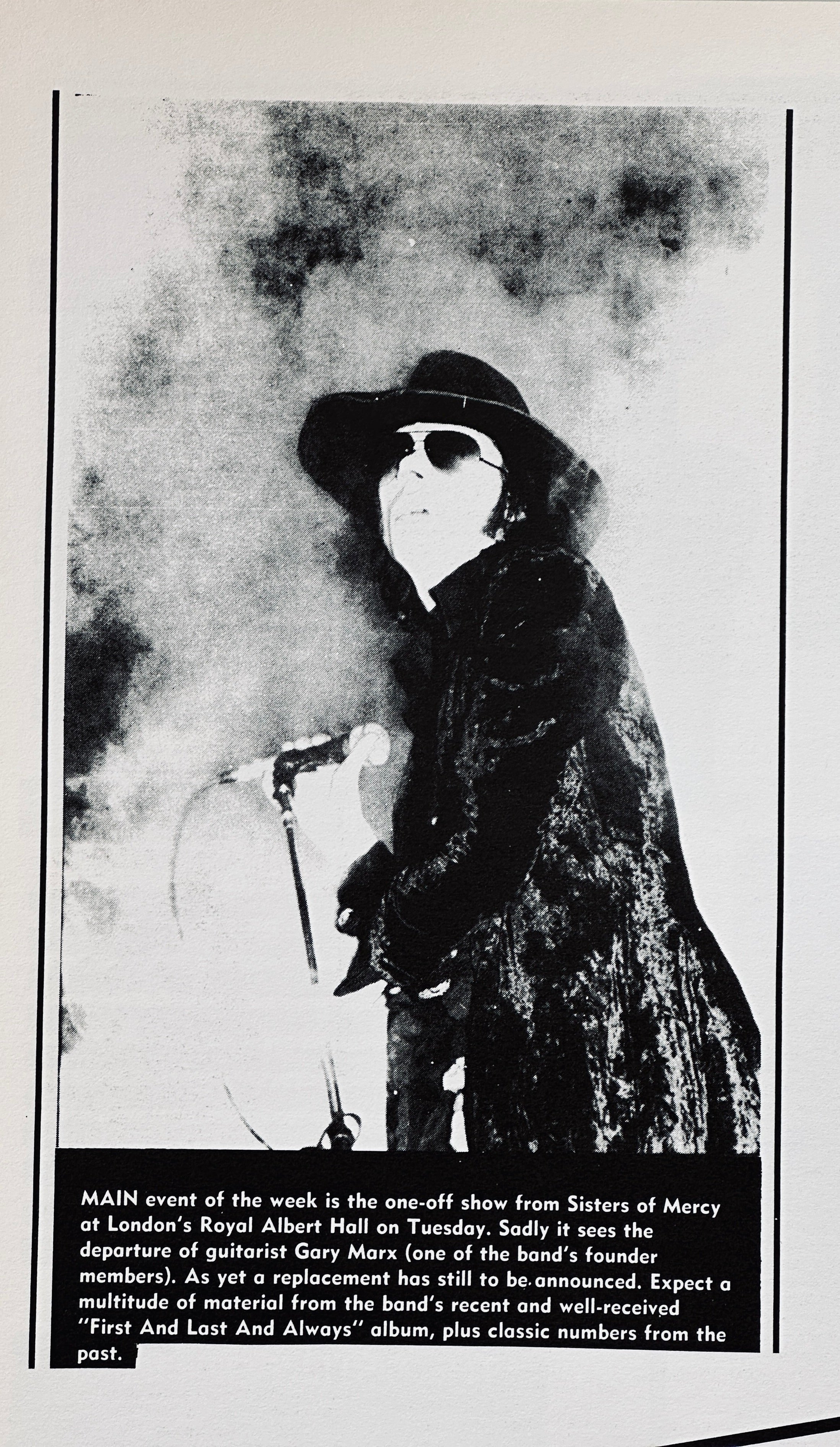 The Sisters of Mercy Cuttings