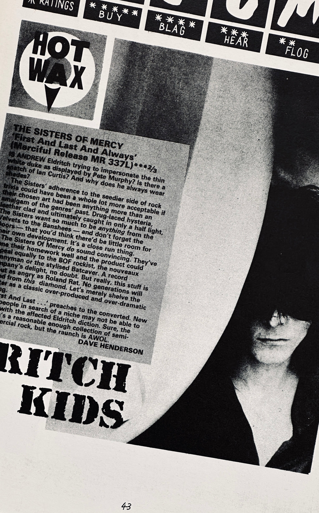 The Sisters of Mercy Cuttings