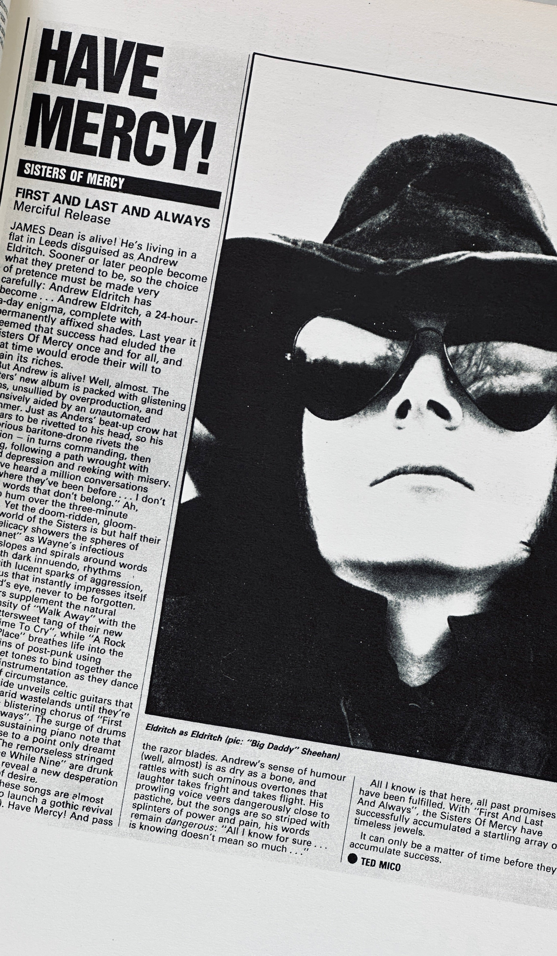 The Sisters of Mercy Cuttings