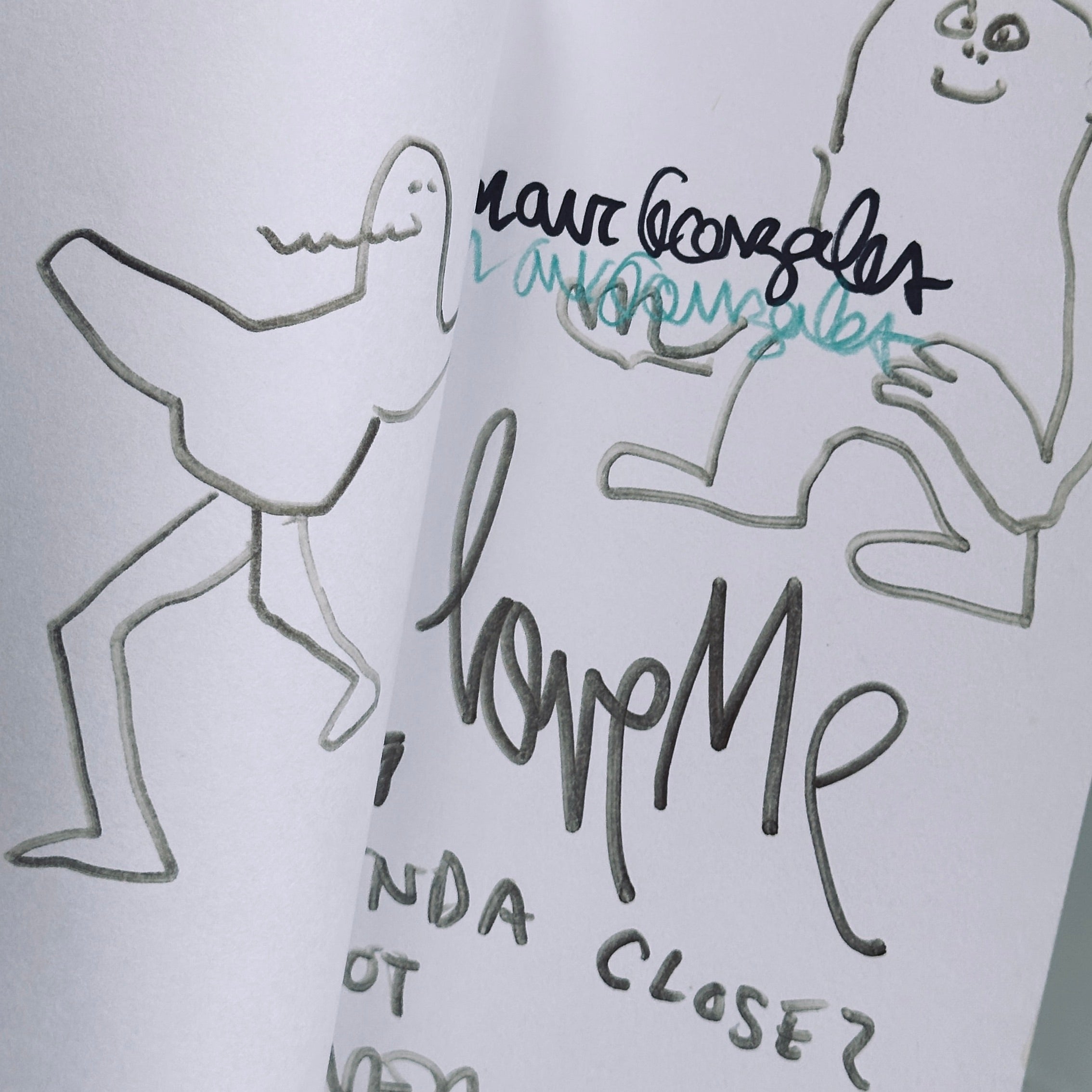[SIGNED] MARK GONZALES / CURTIS KULIG ELDERLY PUPPY LOVE
