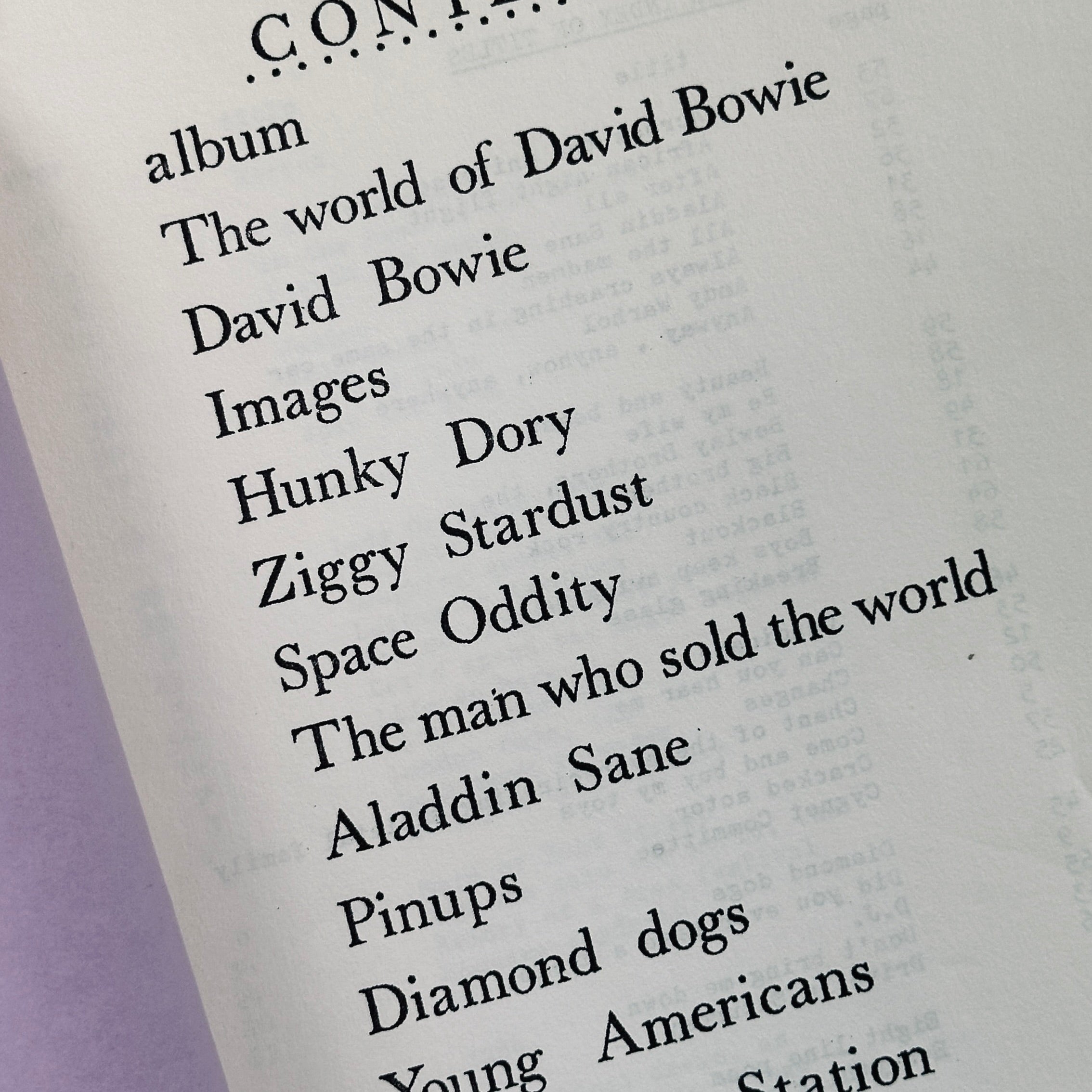 David Bowie Songbook