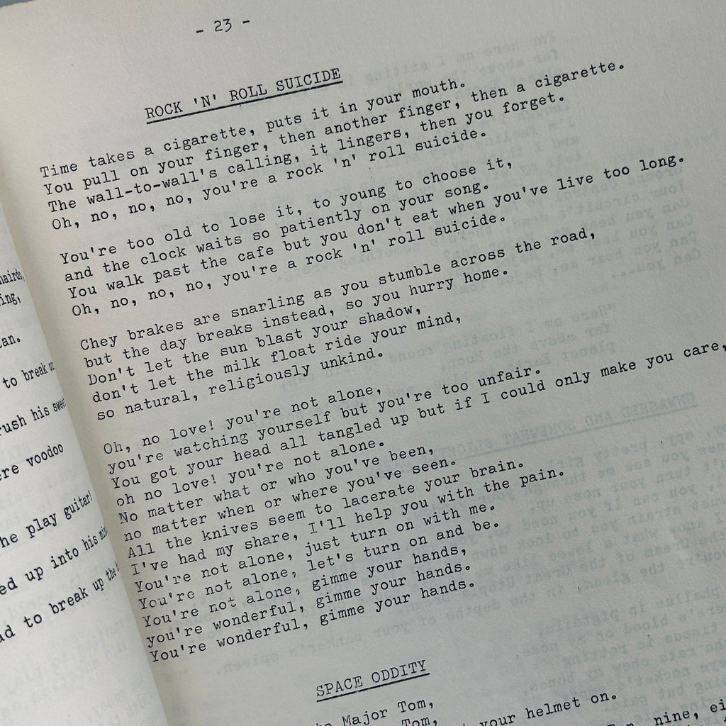 David Bowie Songbook
