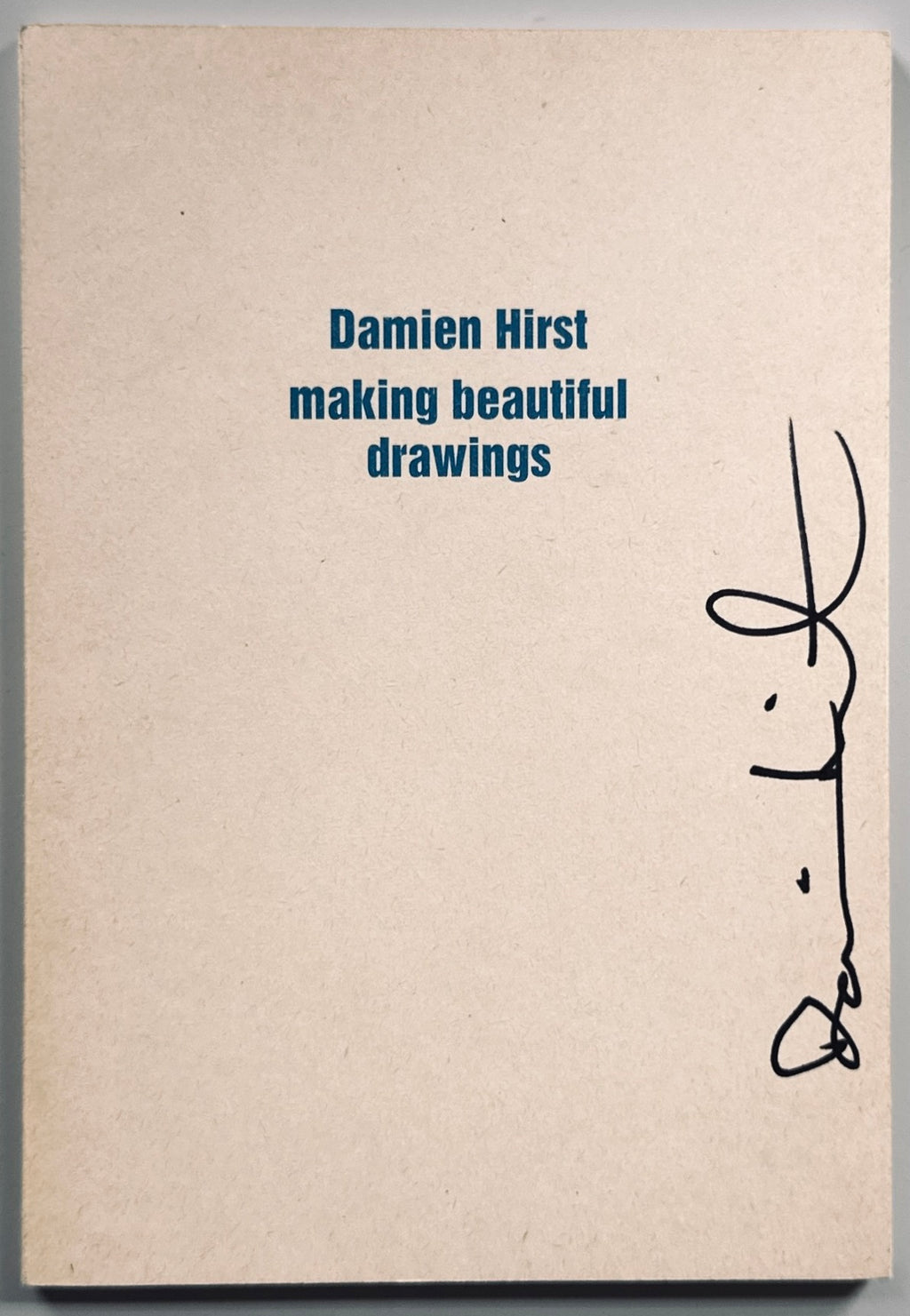 [SIGNED] DAMIEN HIRST MAKING BEAUTIFUL DRAWINGS