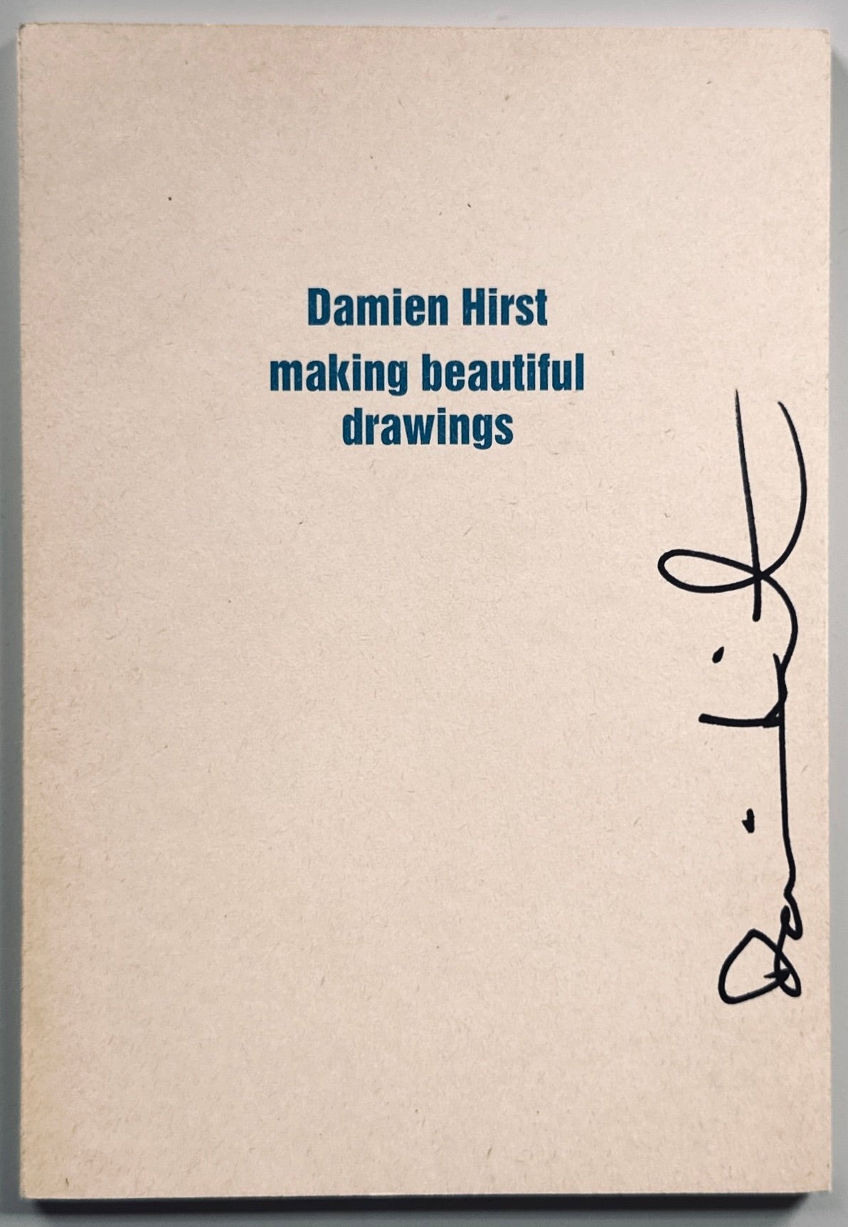 [SIGNED] DAMIEN HIRST MAKING BEAUTIFUL DRAWINGS
