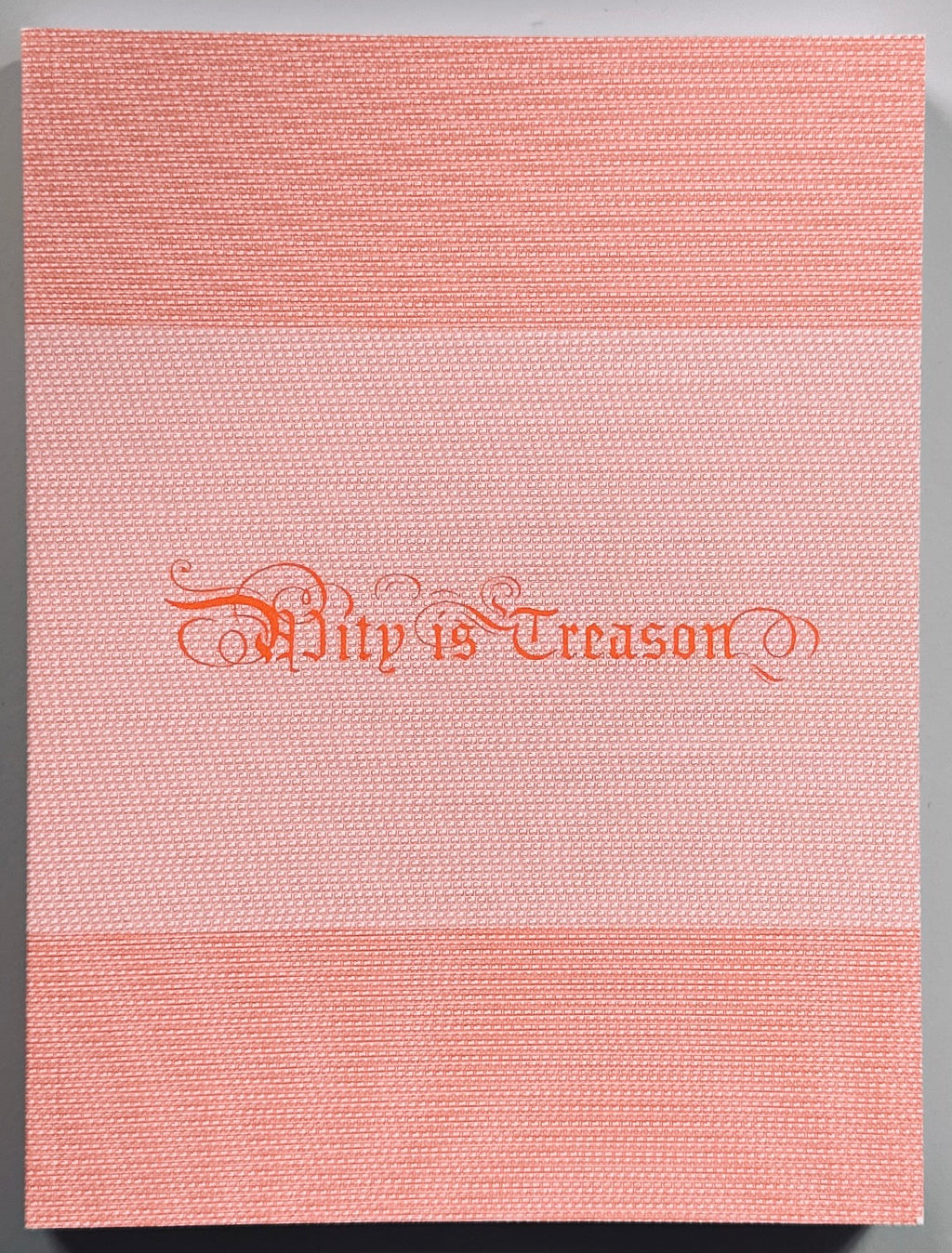 [SIGNED] JAKE CHAPMAN PITY IS TREASON