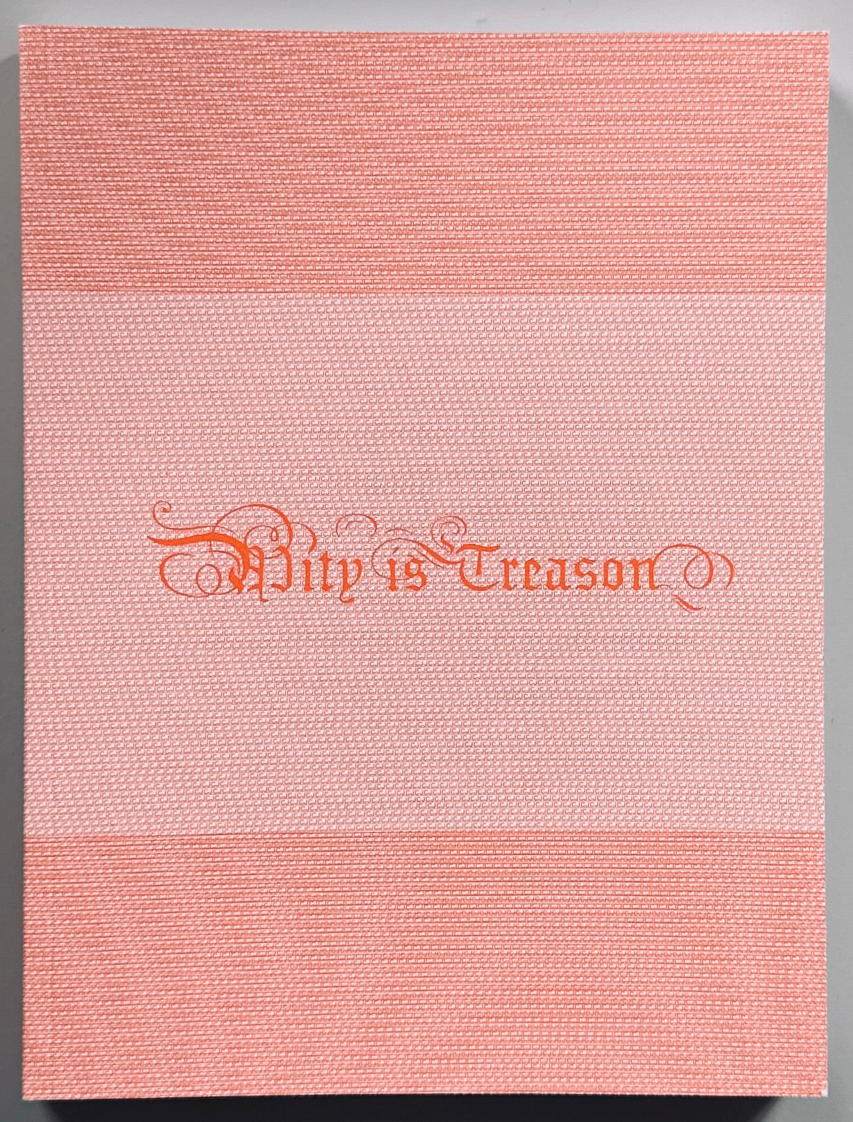 [SIGNED] JAKE CHAPMAN PITY IS TREASON