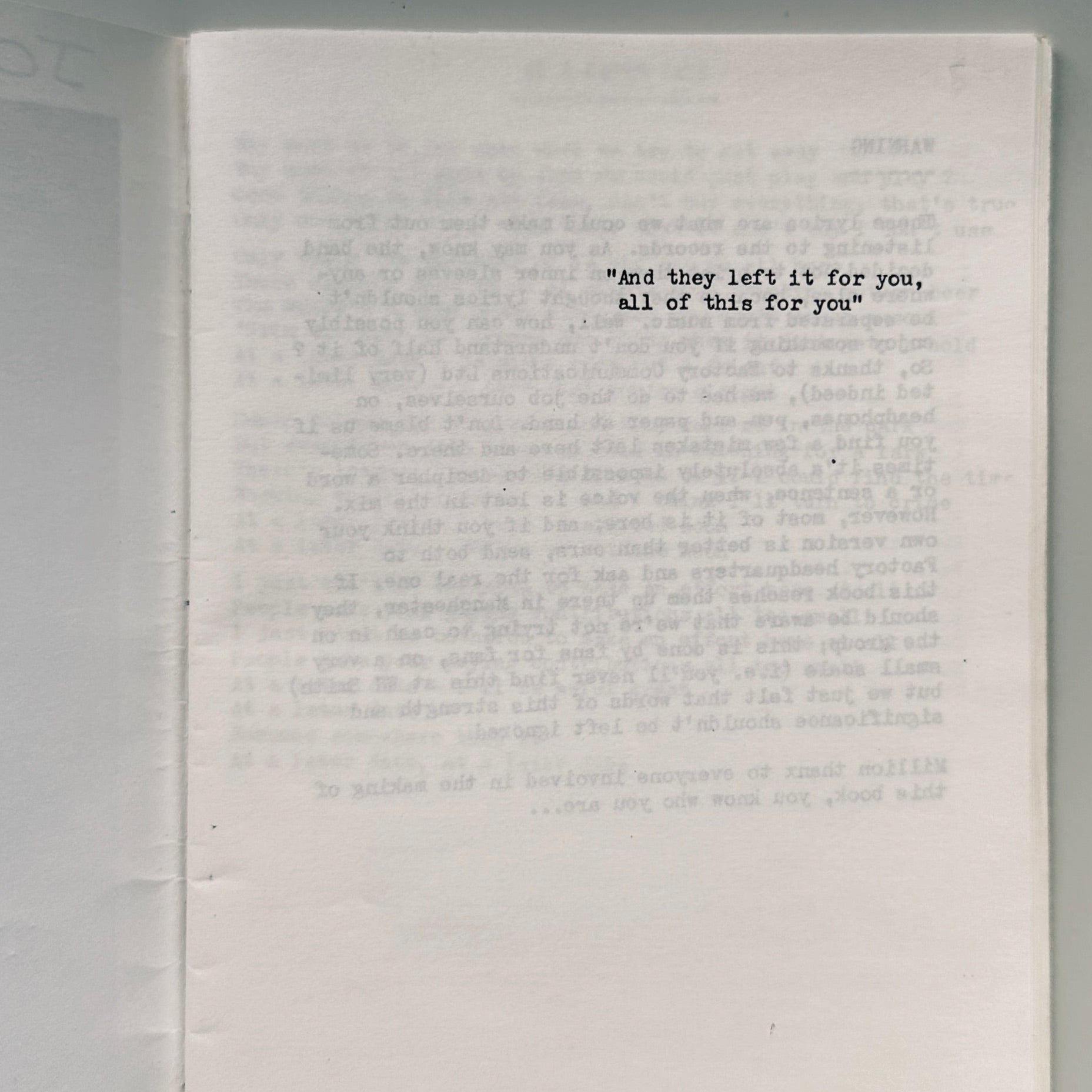 Unique Joy Division Lyric Book