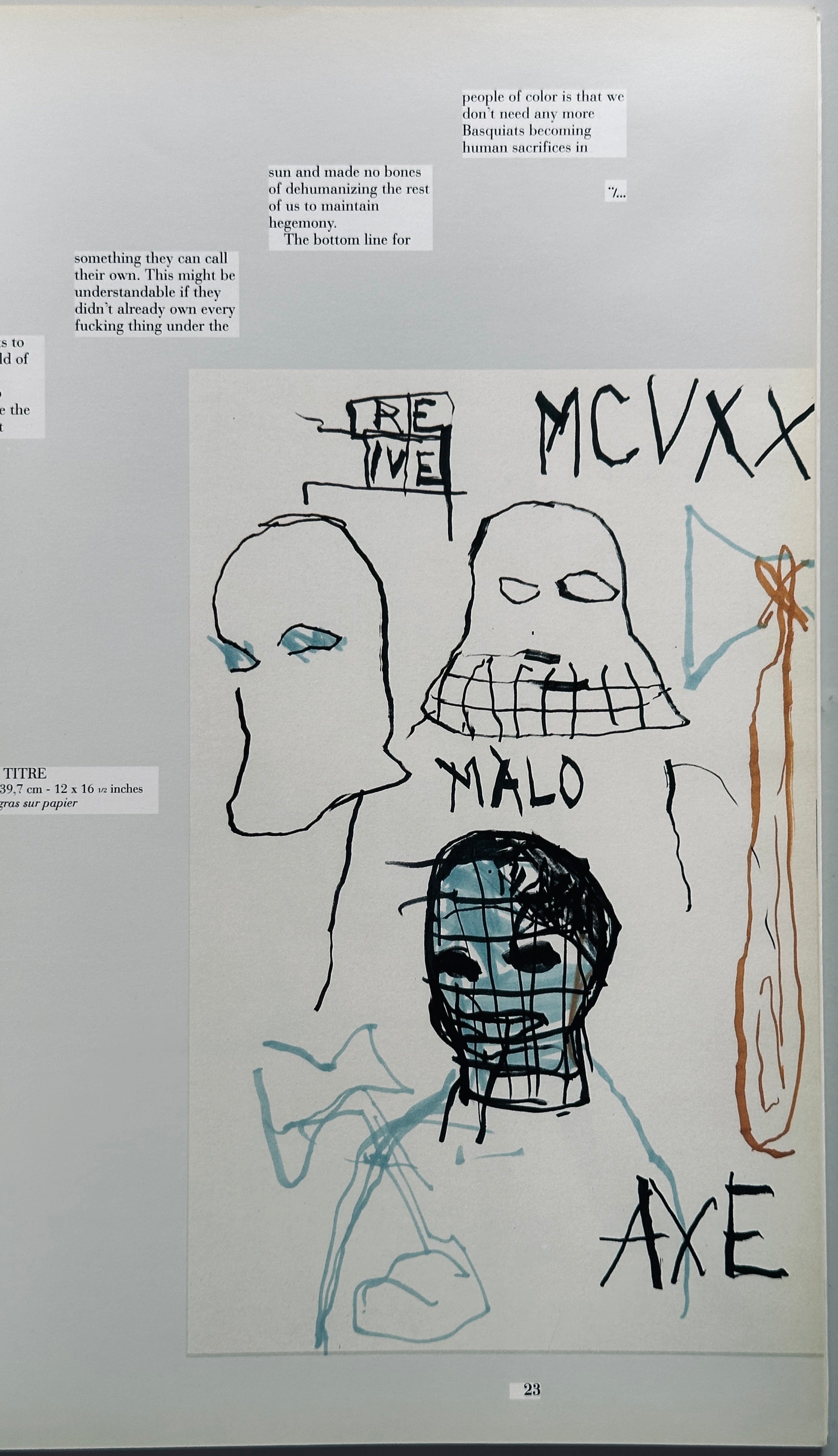 Basquiat Galerie Fabien Boulakia