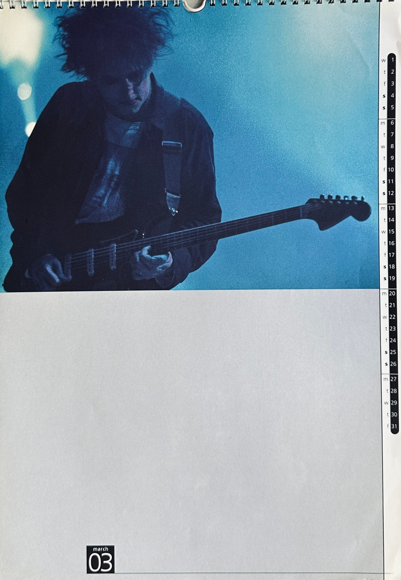 The Cure 1995 Calendar