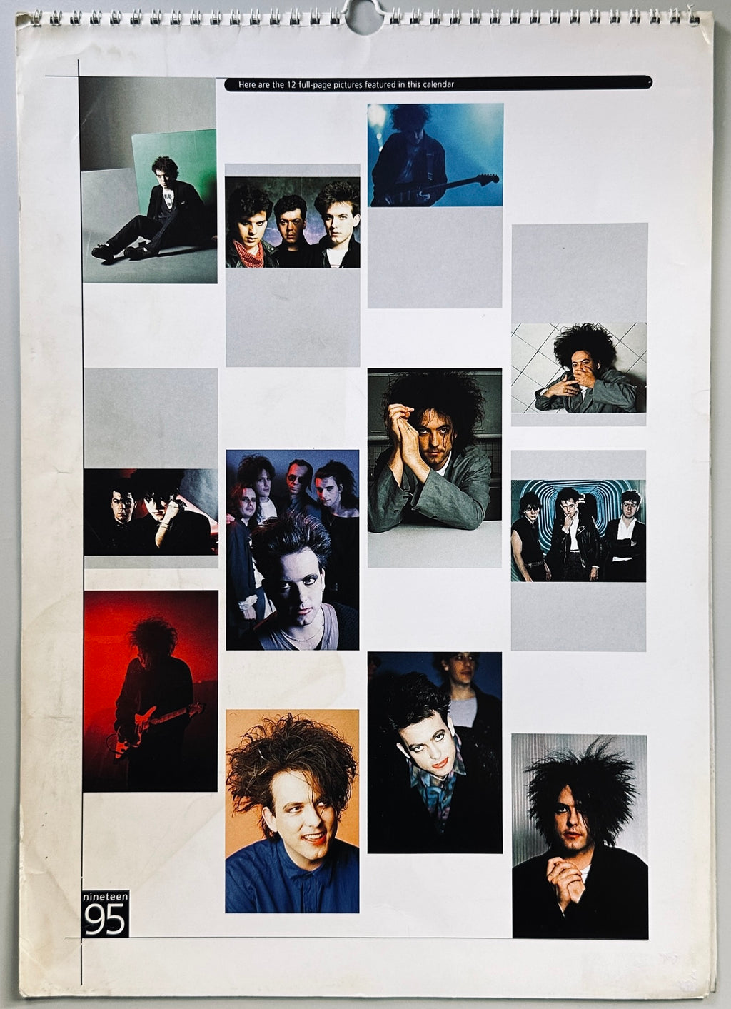 The Cure 1995 Calendar