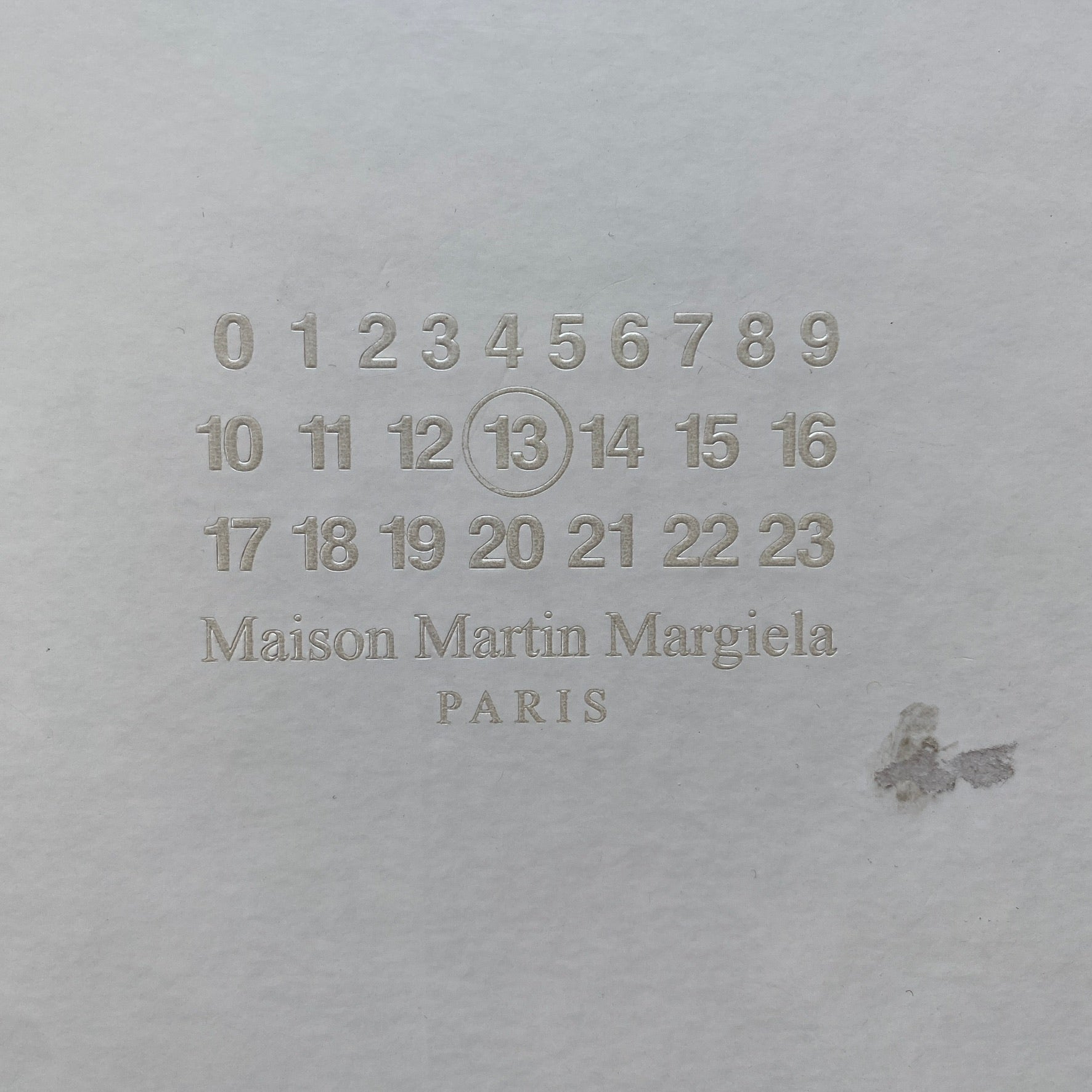 Maison Martin Margiela 2013 Calendar – IDEA