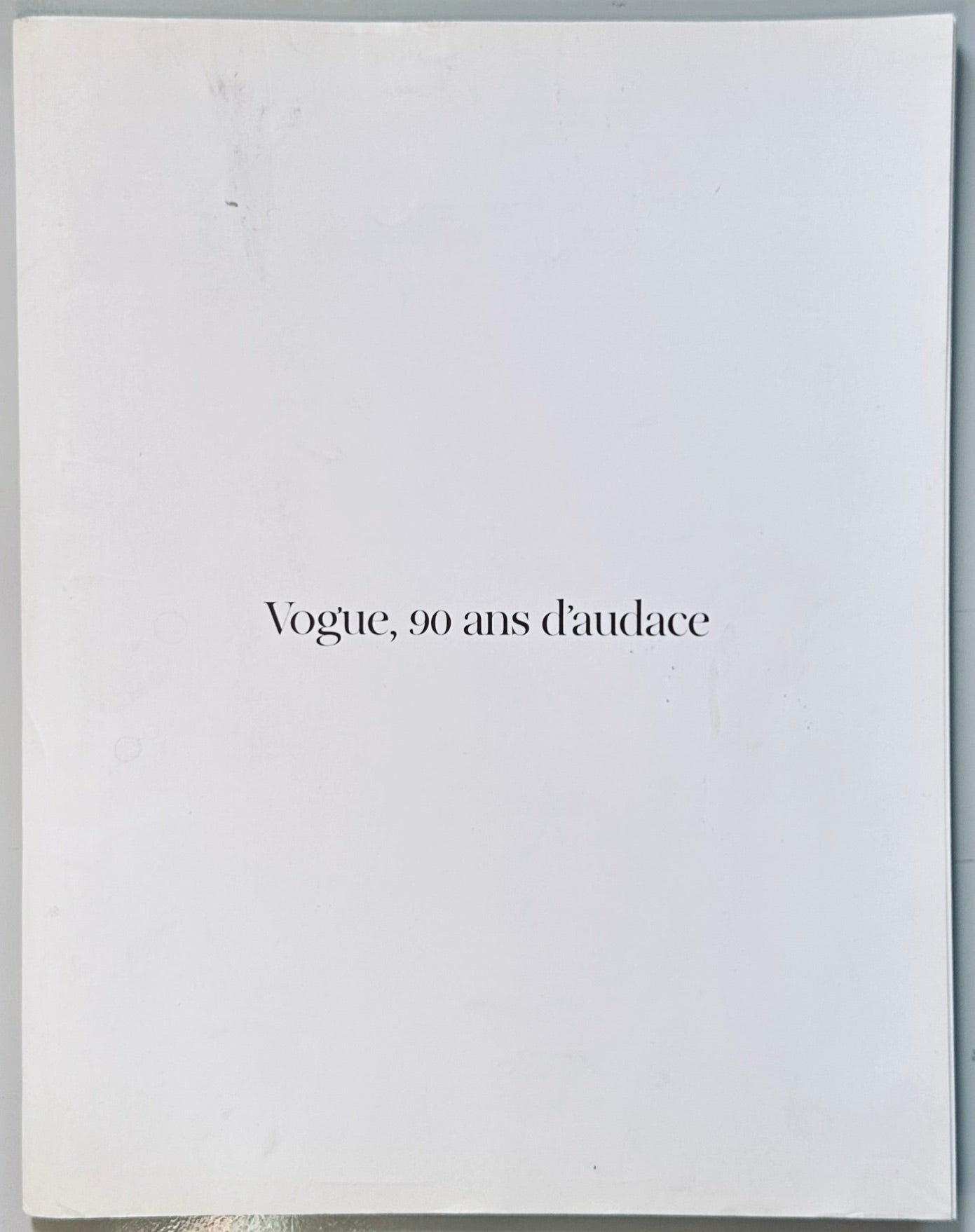 Vogue 90 ans d'audace