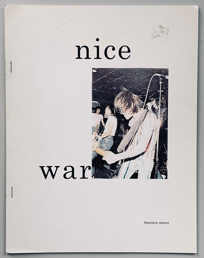 [SIGNED] THURSTON MOORE NICE WAR