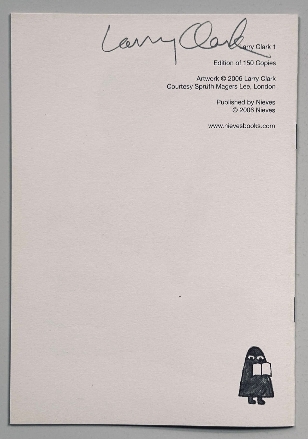 [SIGNED] LARRY CLARK 1