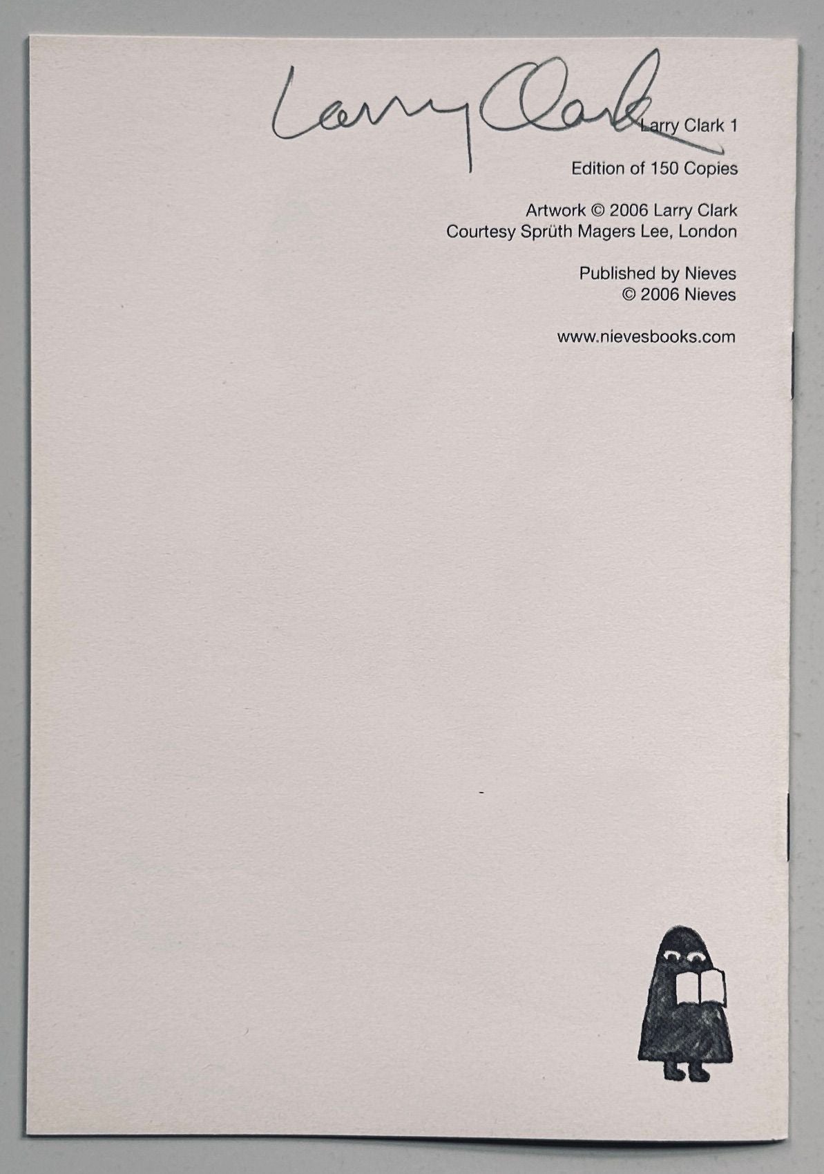 [SIGNED] LARRY CLARK 1