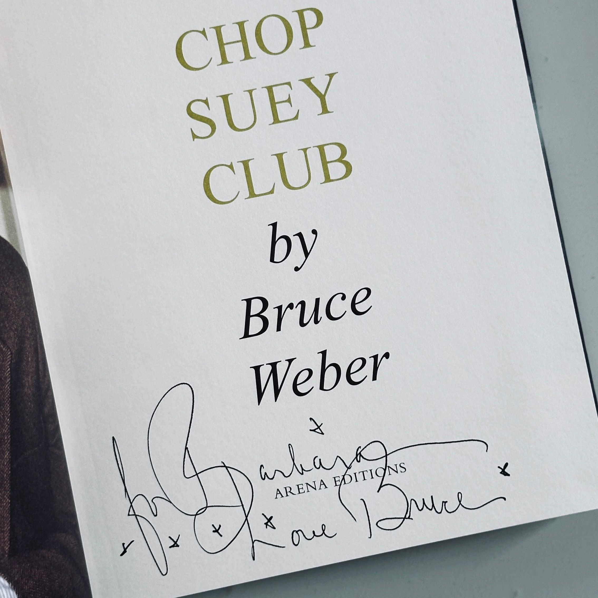 洋書 Bruce Weber THE CHOP SUEY CLUB The Chop Suey Club | Bruce Weber | 1st