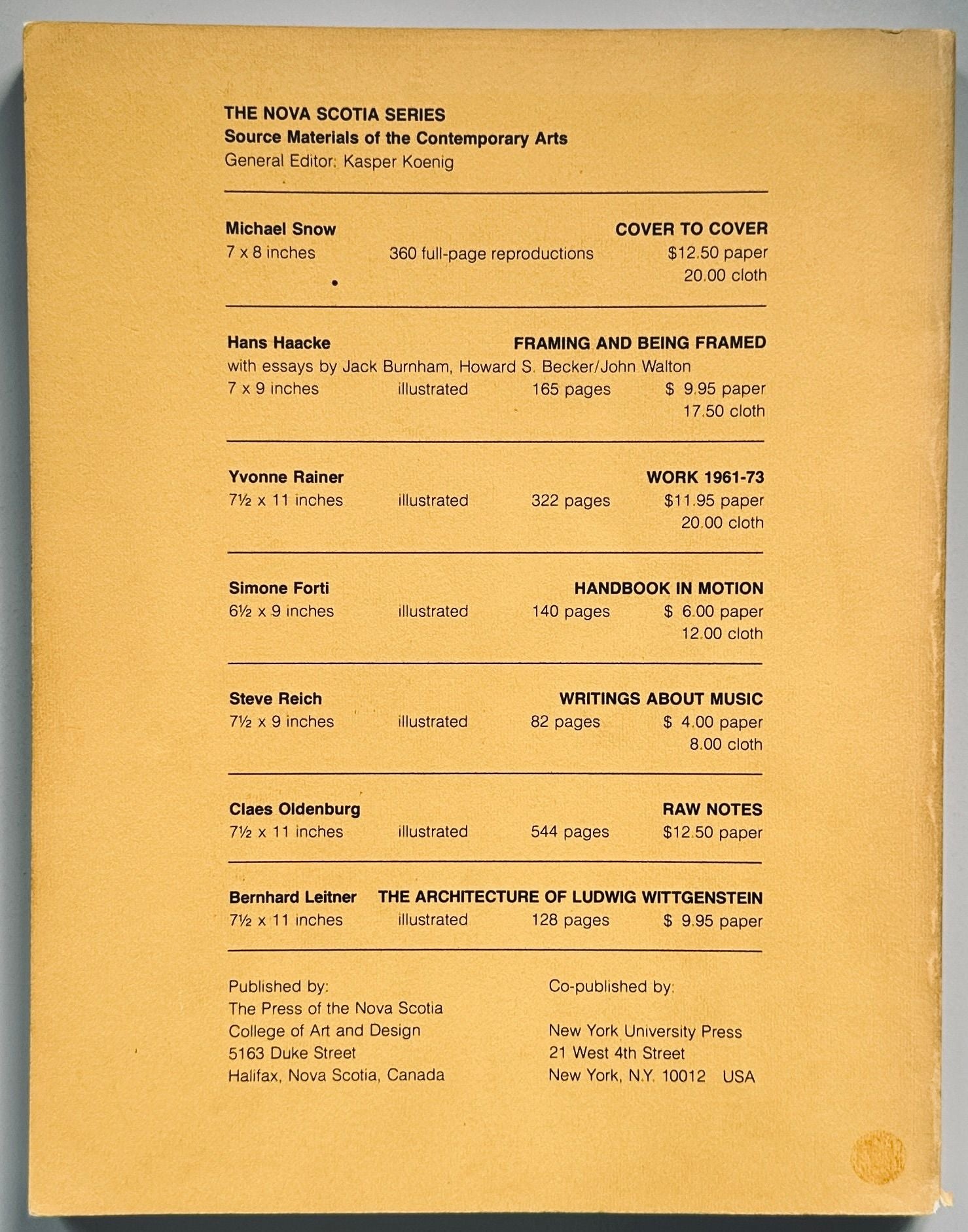 Donald Judd Complete Writings 1959-1975