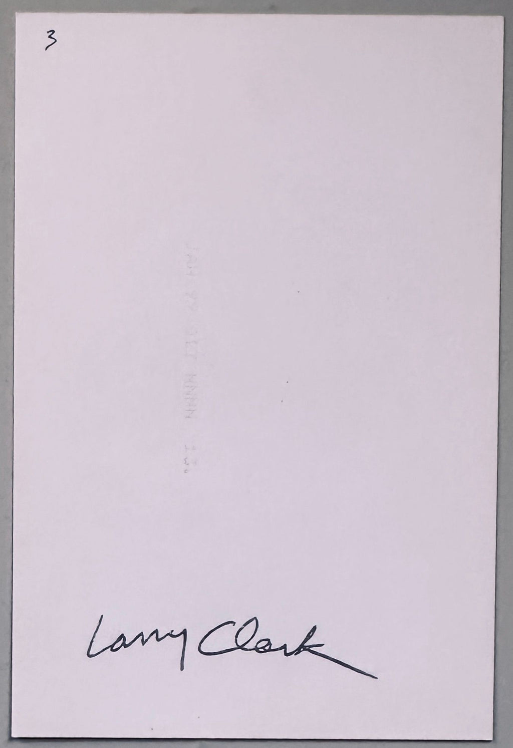 [SIGNED] LARRY CLARK LC WITH PRINT