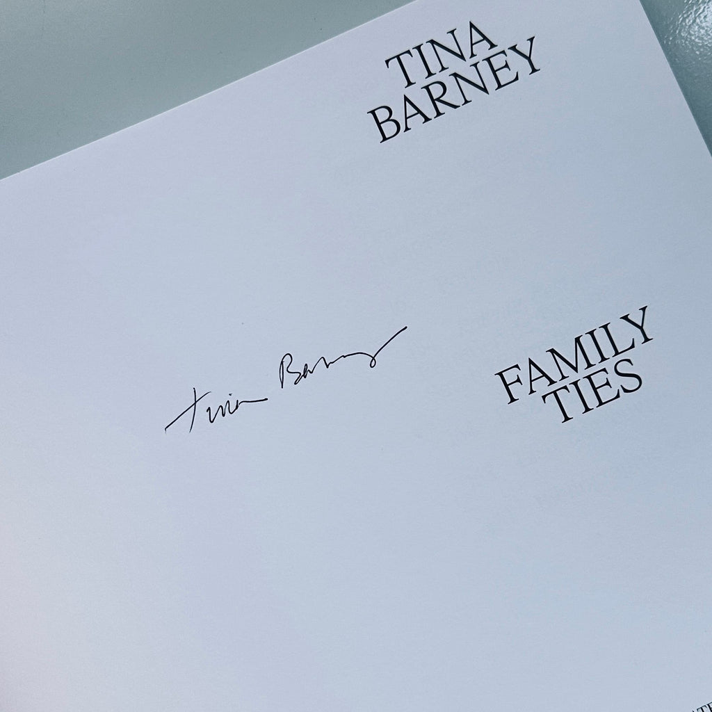[SIGNED] TINA BARNEY FAMILY TIES