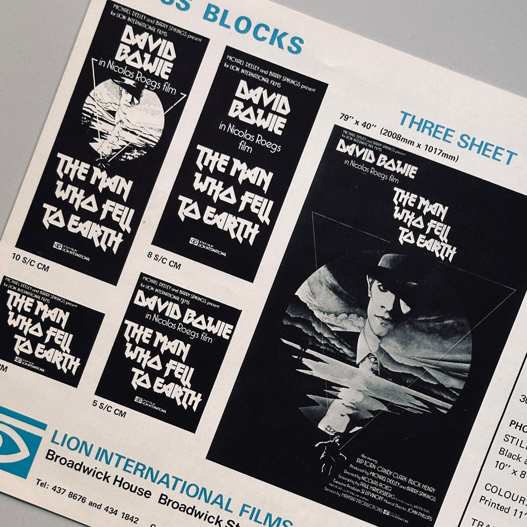 The Man Who Fell to Earth Press Booklet