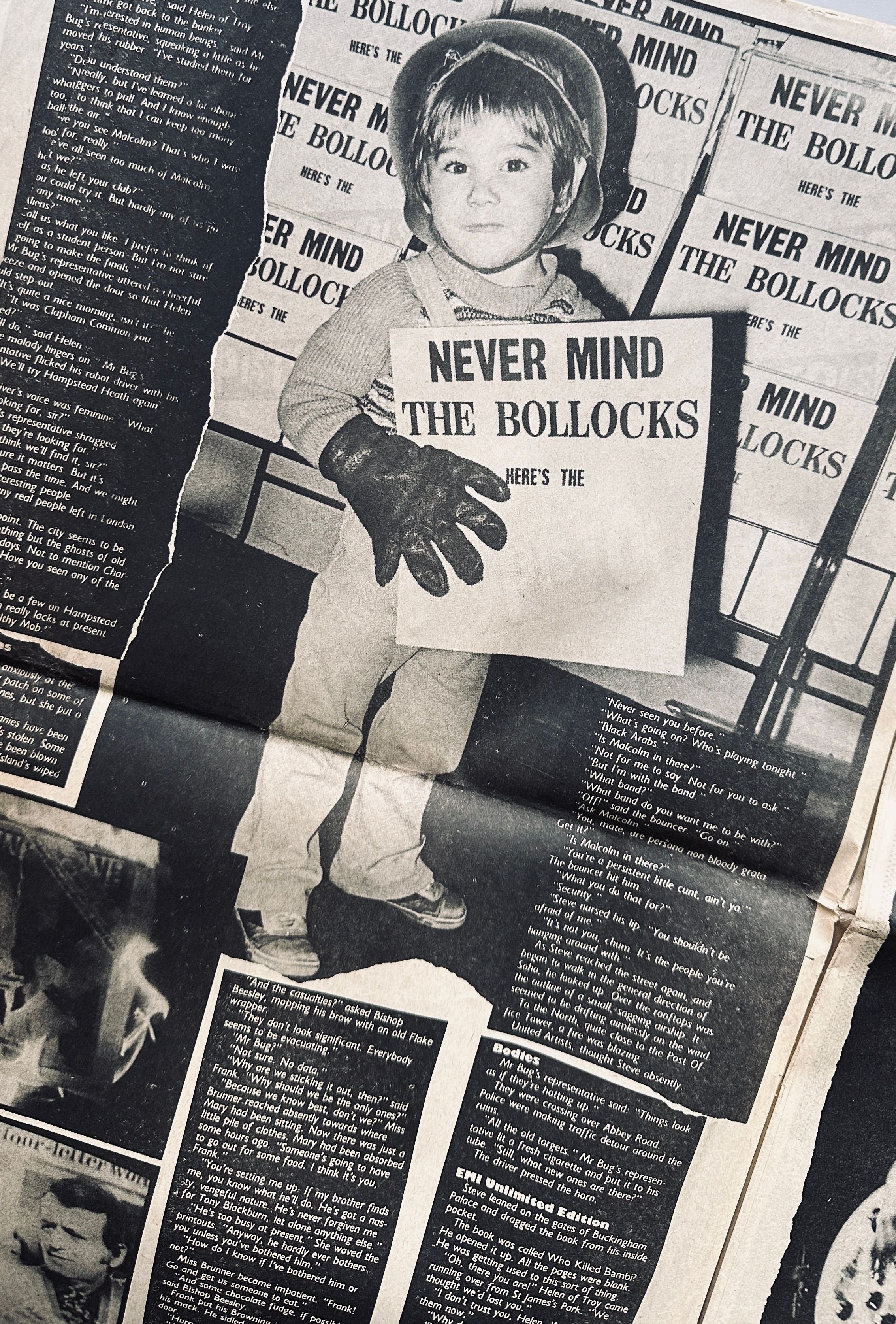 The Great Rock n Roll Swindle Novel Newspaper