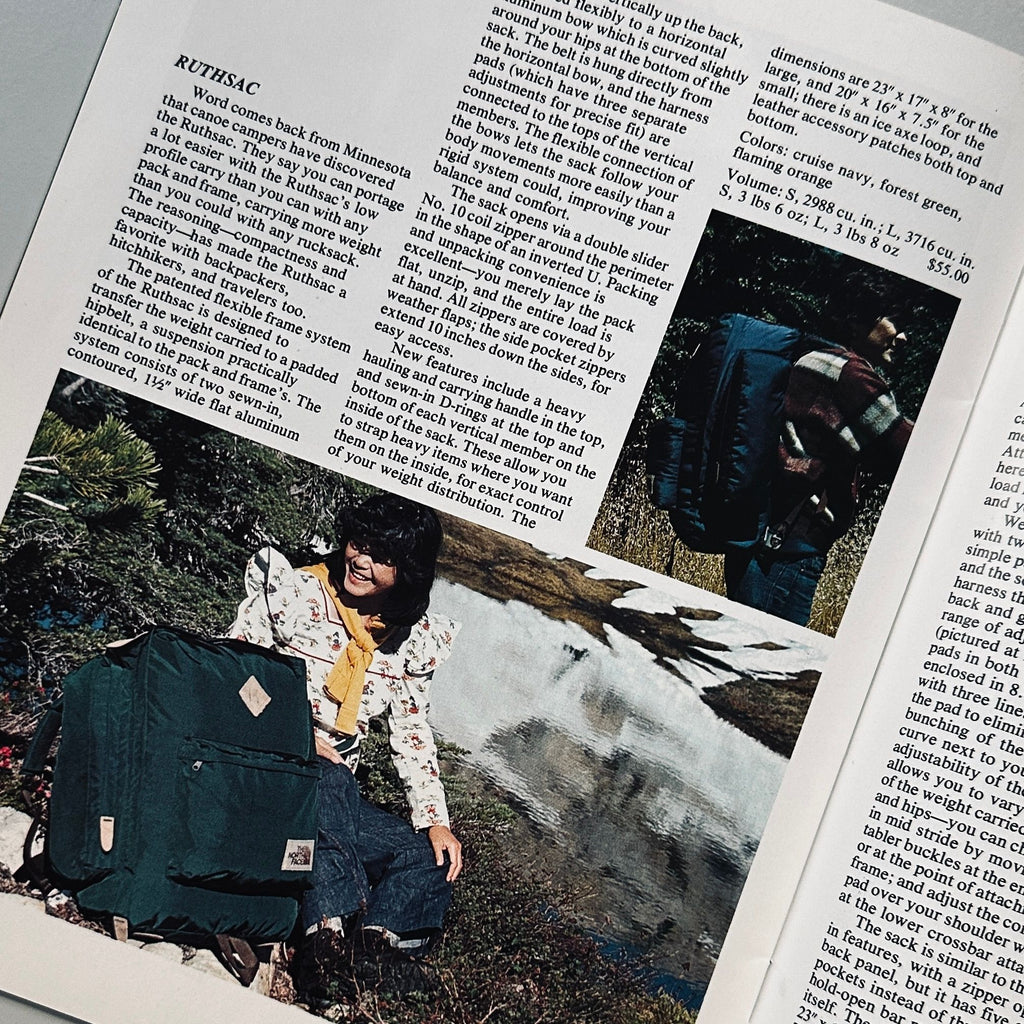 North Face 1975 catalogue