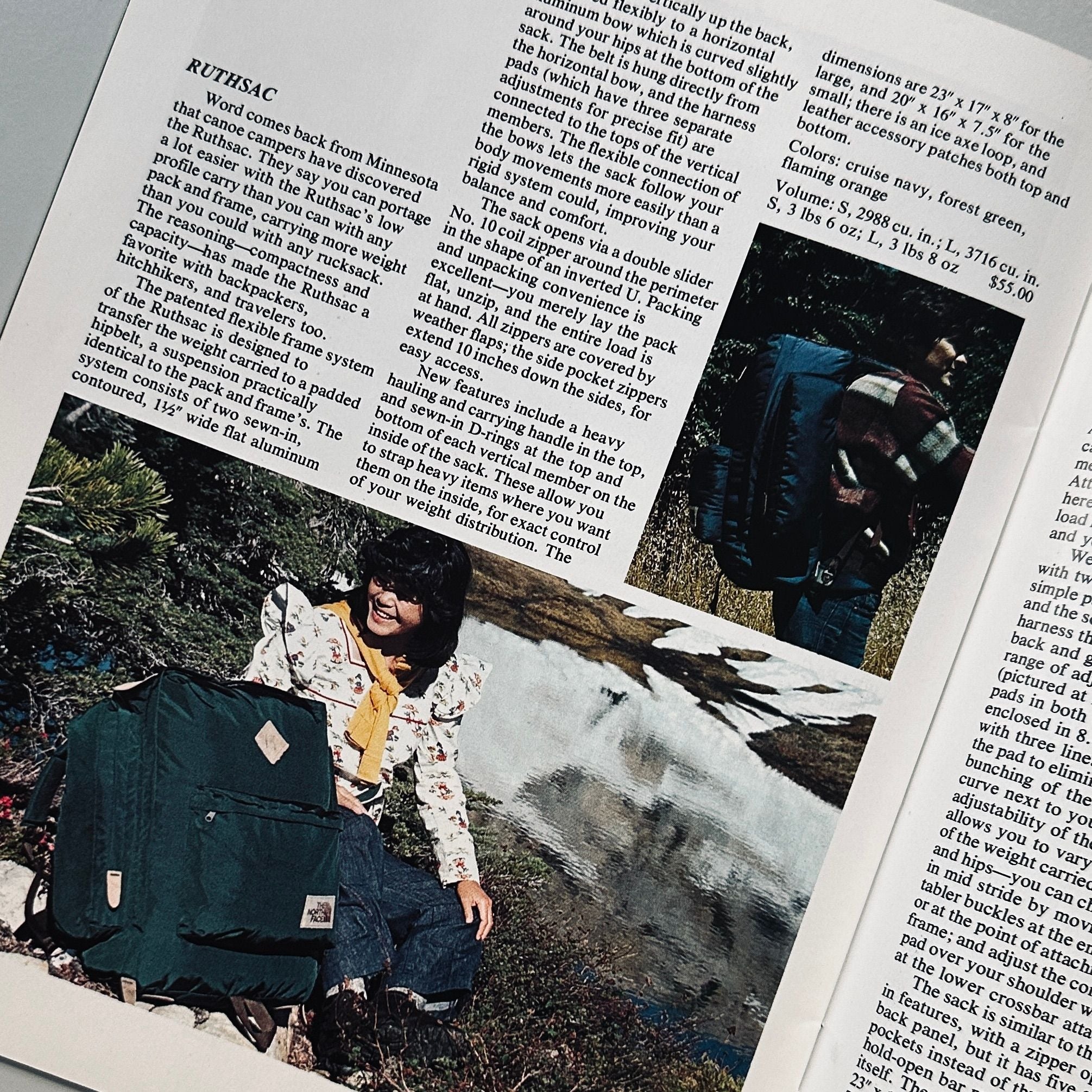 North Face 1975 catalogue