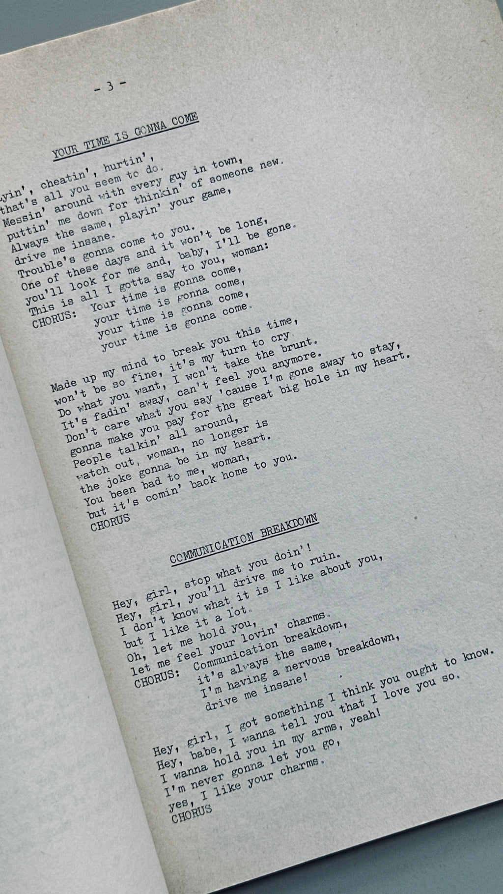 Led Zeppelin Songbook