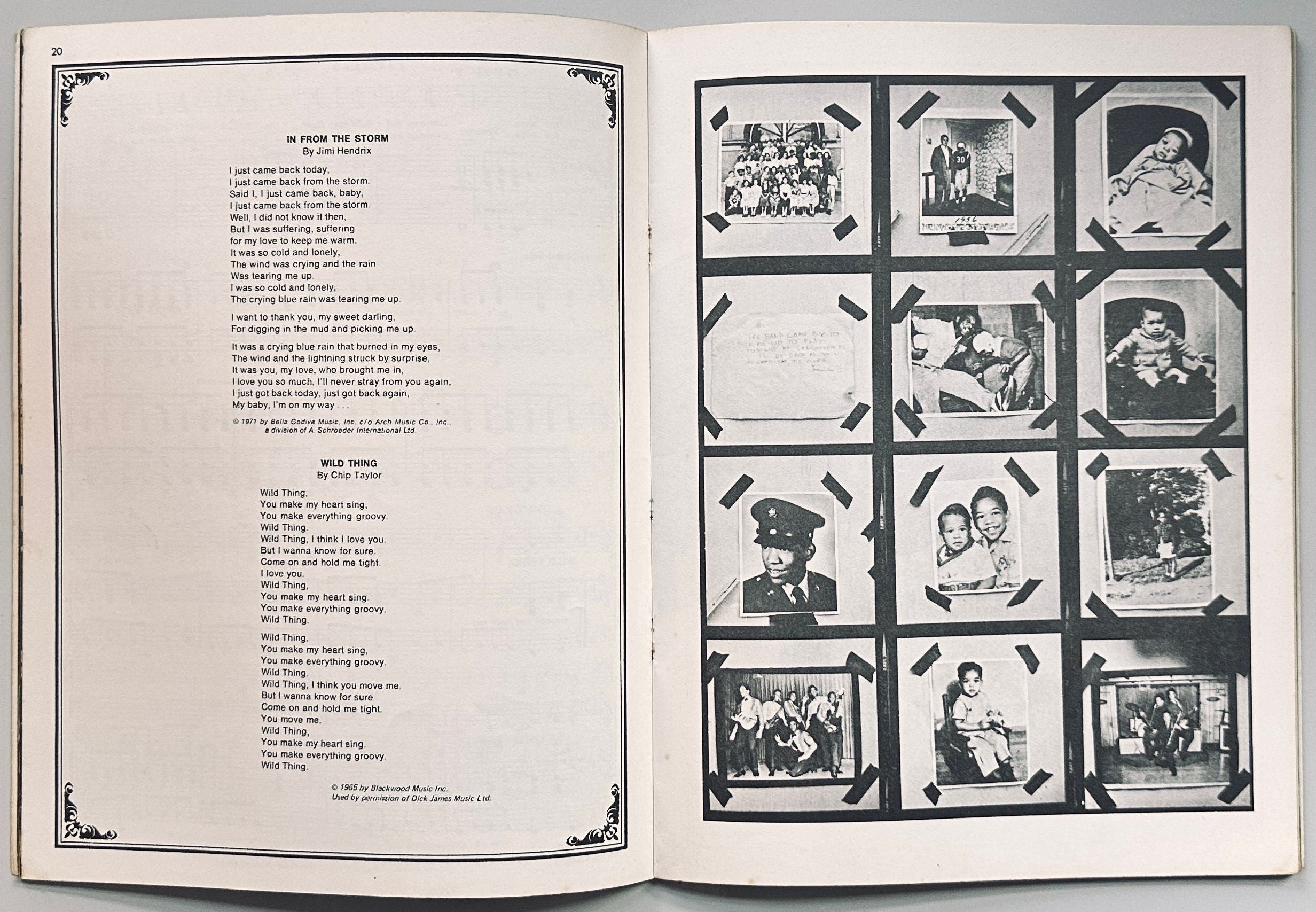 Songs and Photos From The Film Jimi Hendrix