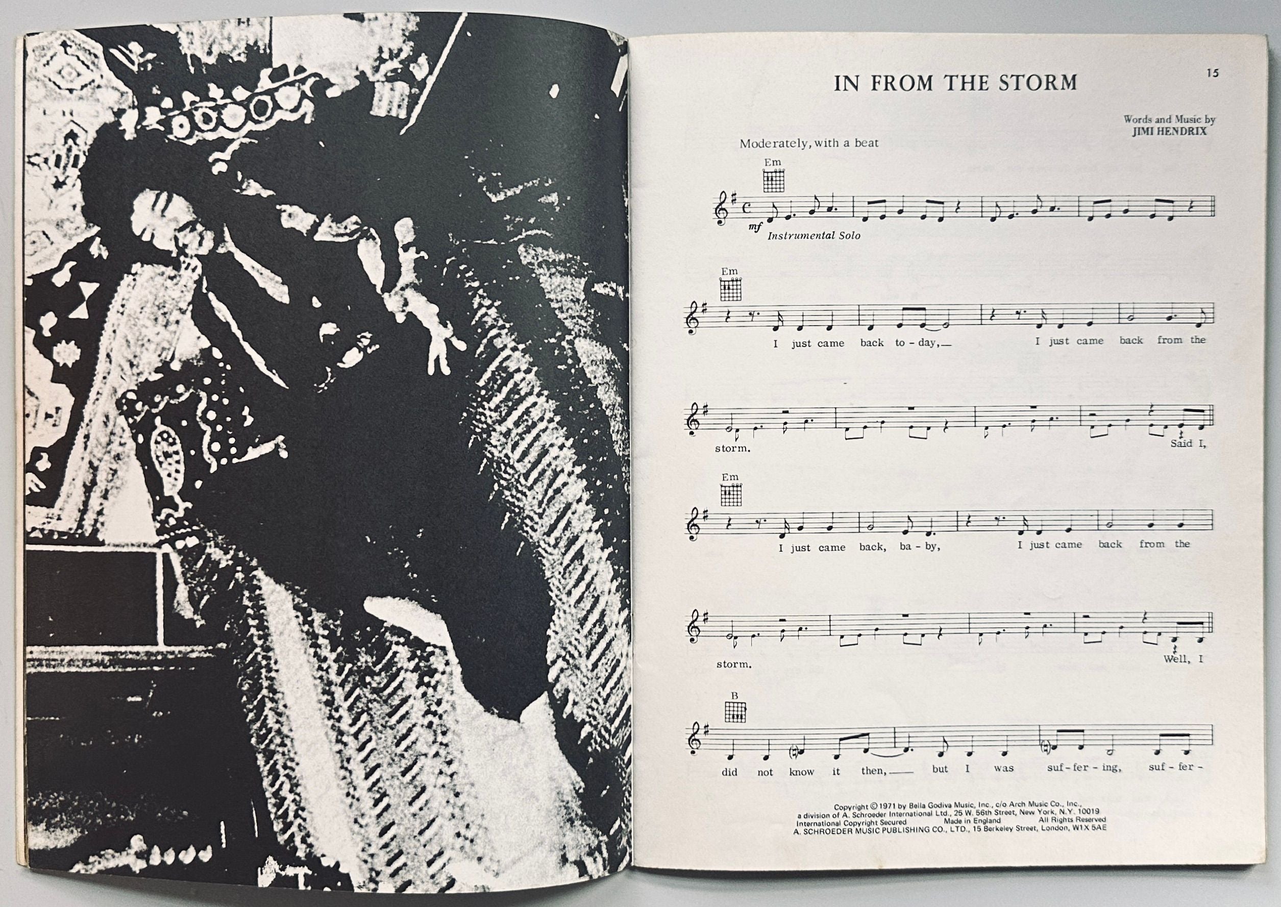 Songs and Photos From The Film Jimi Hendrix