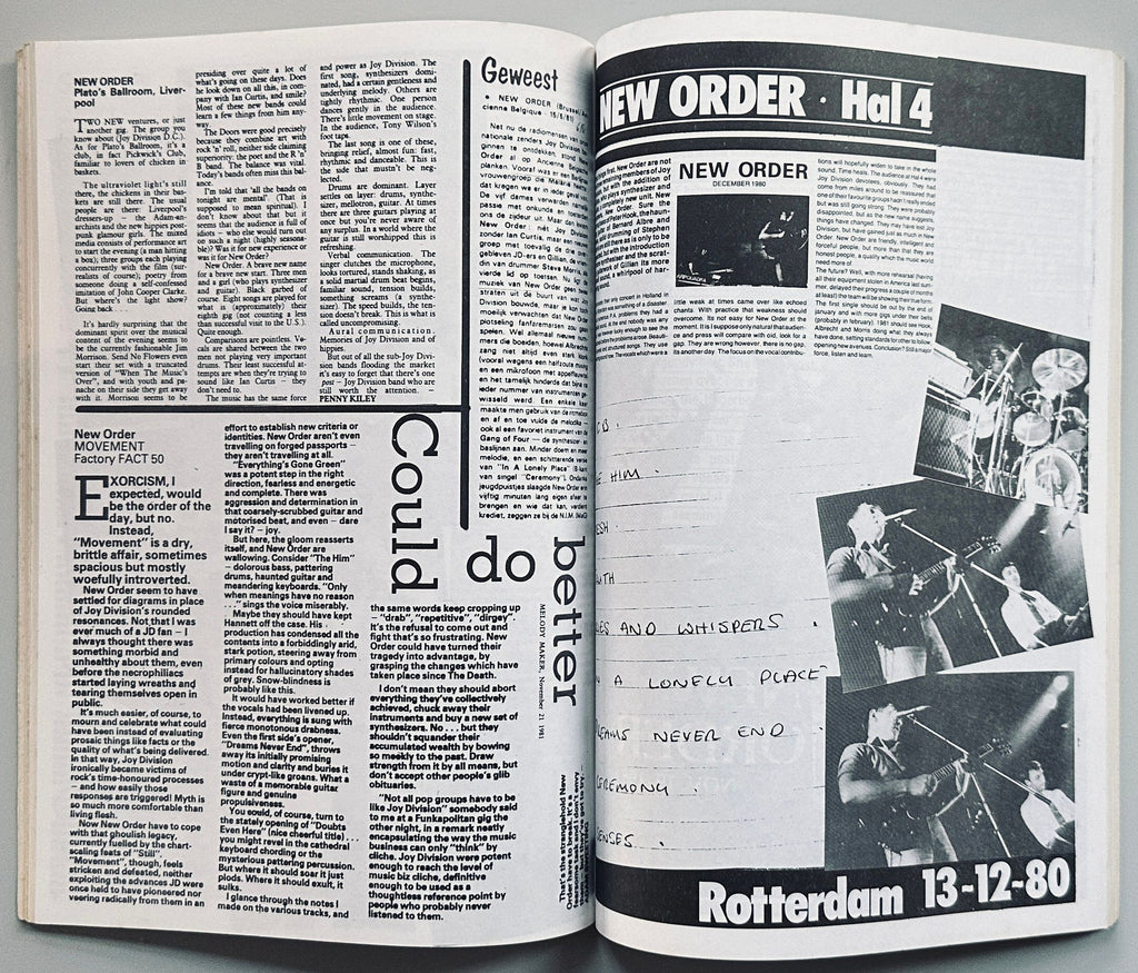 Joy Division and New Order A History In Cuttings