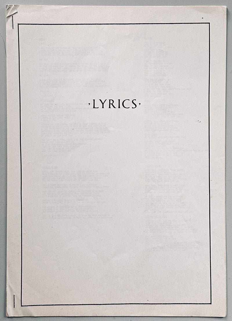 Joy Division Lyrics