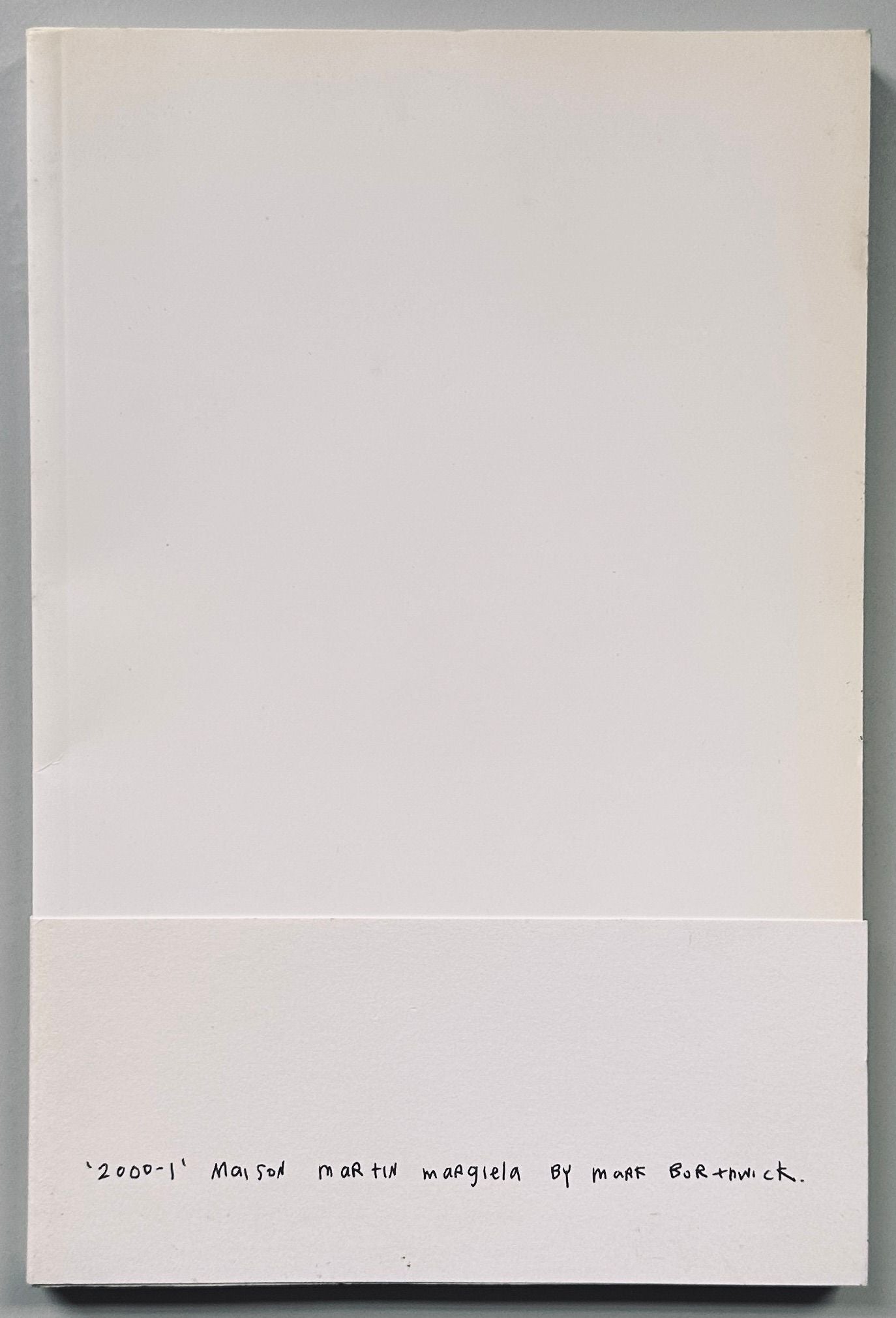 Mark Borthwick Margiela 2000-1 – IDEA