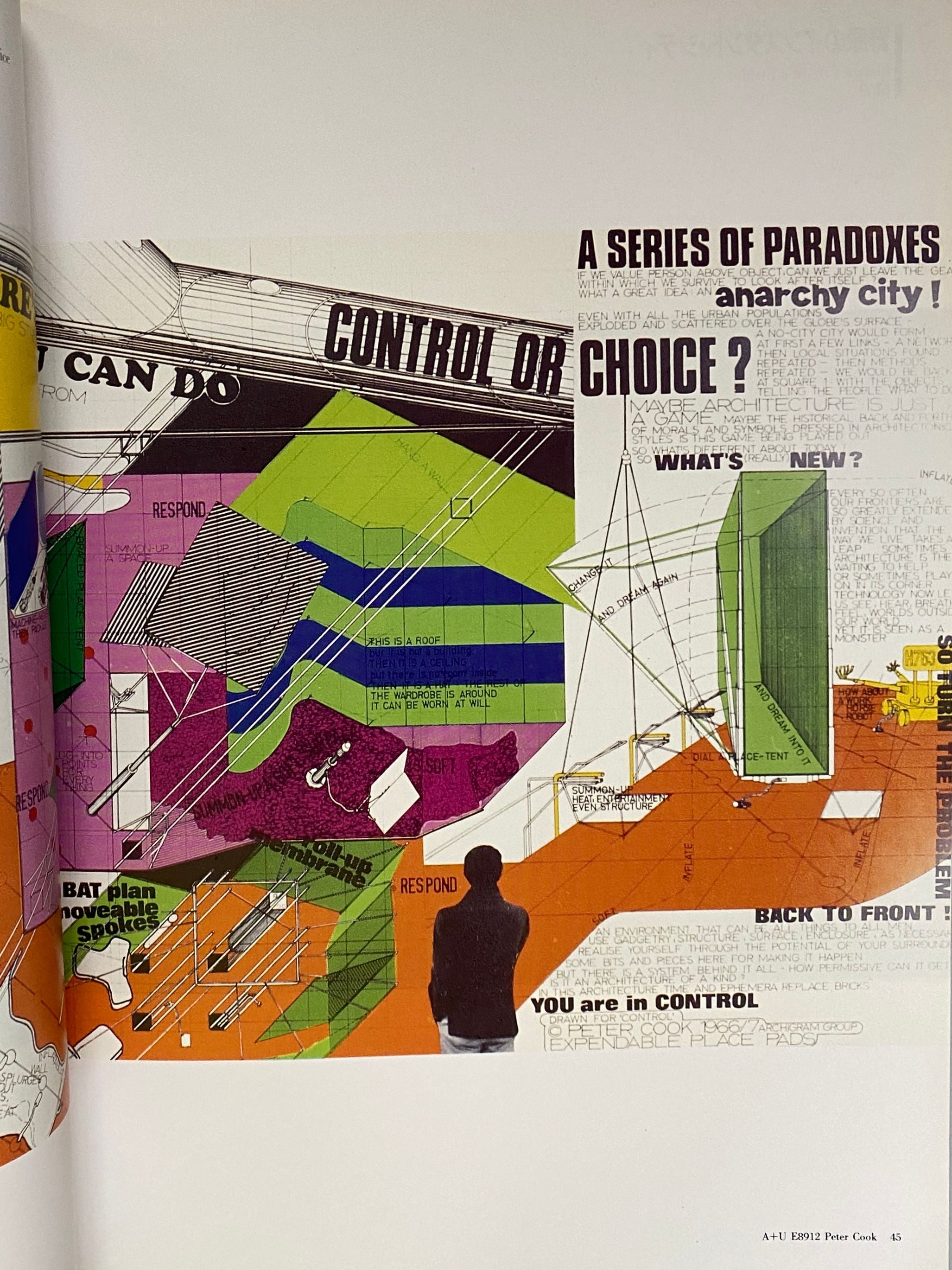 Peter Cook A+U 1961-1989 Archigram