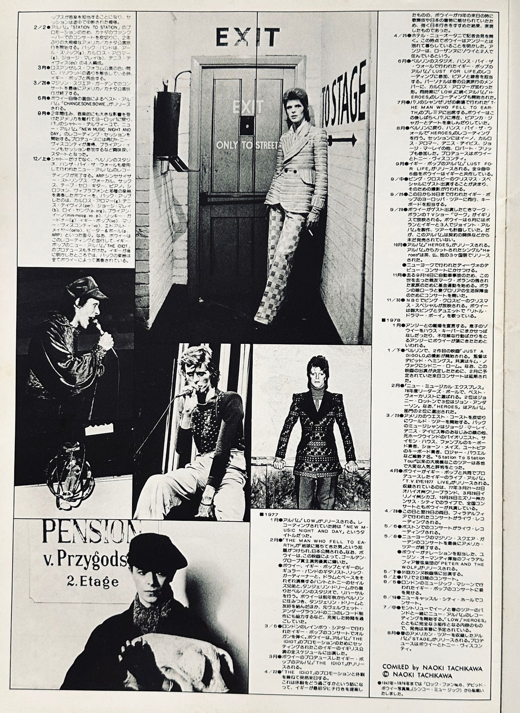 David Bowie Isolar Japan Tour Programme 1978