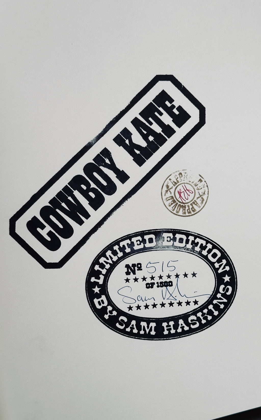 [SIGNED] SAM HASKINS COWBOY KATE & OTHER STORIES